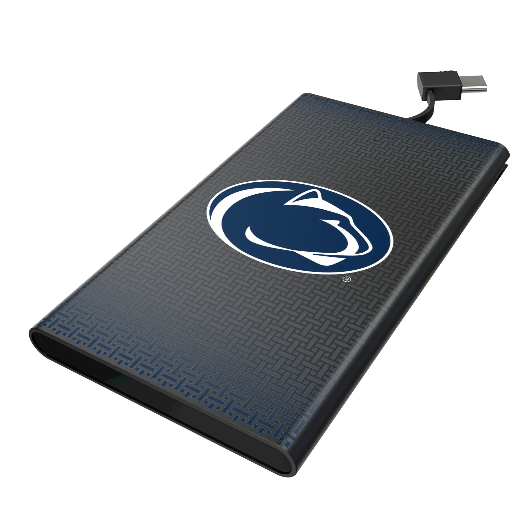 Pennsylvania State University Nittany Lions Linen 5000mAh Flat Power Bank