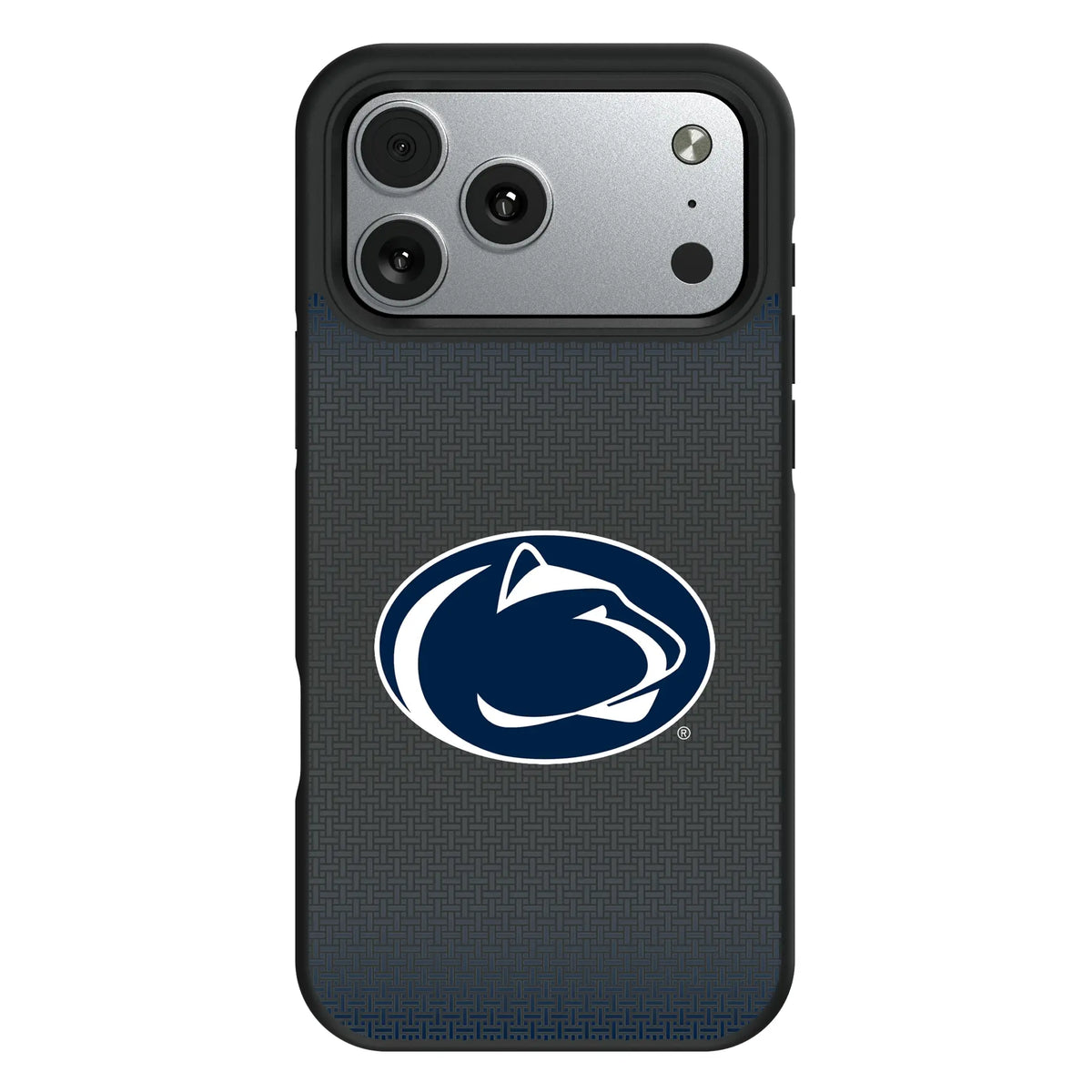 Pennsylvania State University Nittany Lions Linen iPhone Bump Phone Case for Apple iPhone#Device_iPhone 17 Pro Max