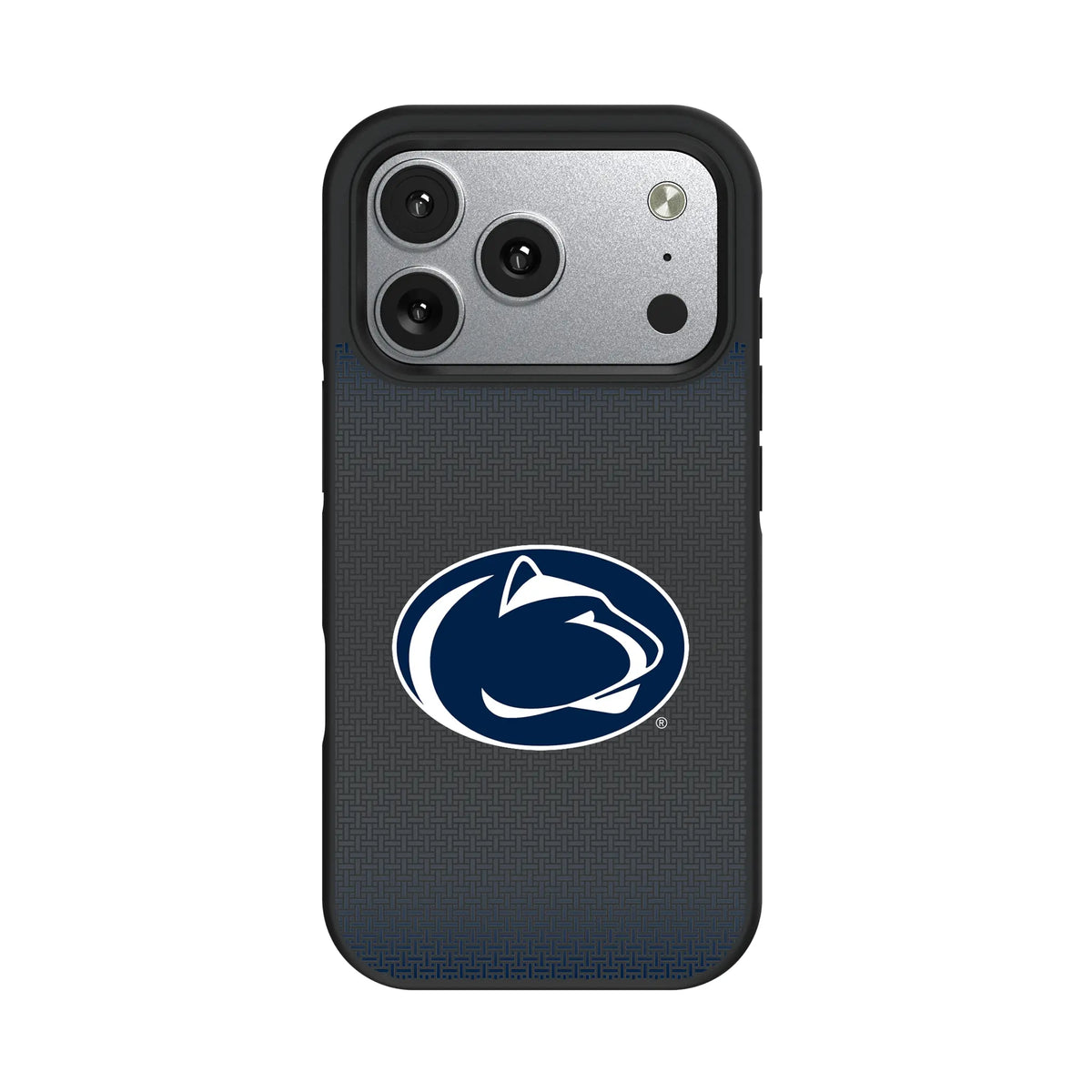 Pennsylvania State University Nittany Lions Linen iPhone Bump Phone Case for Apple iPhone#Device_iPhone 17 Pro