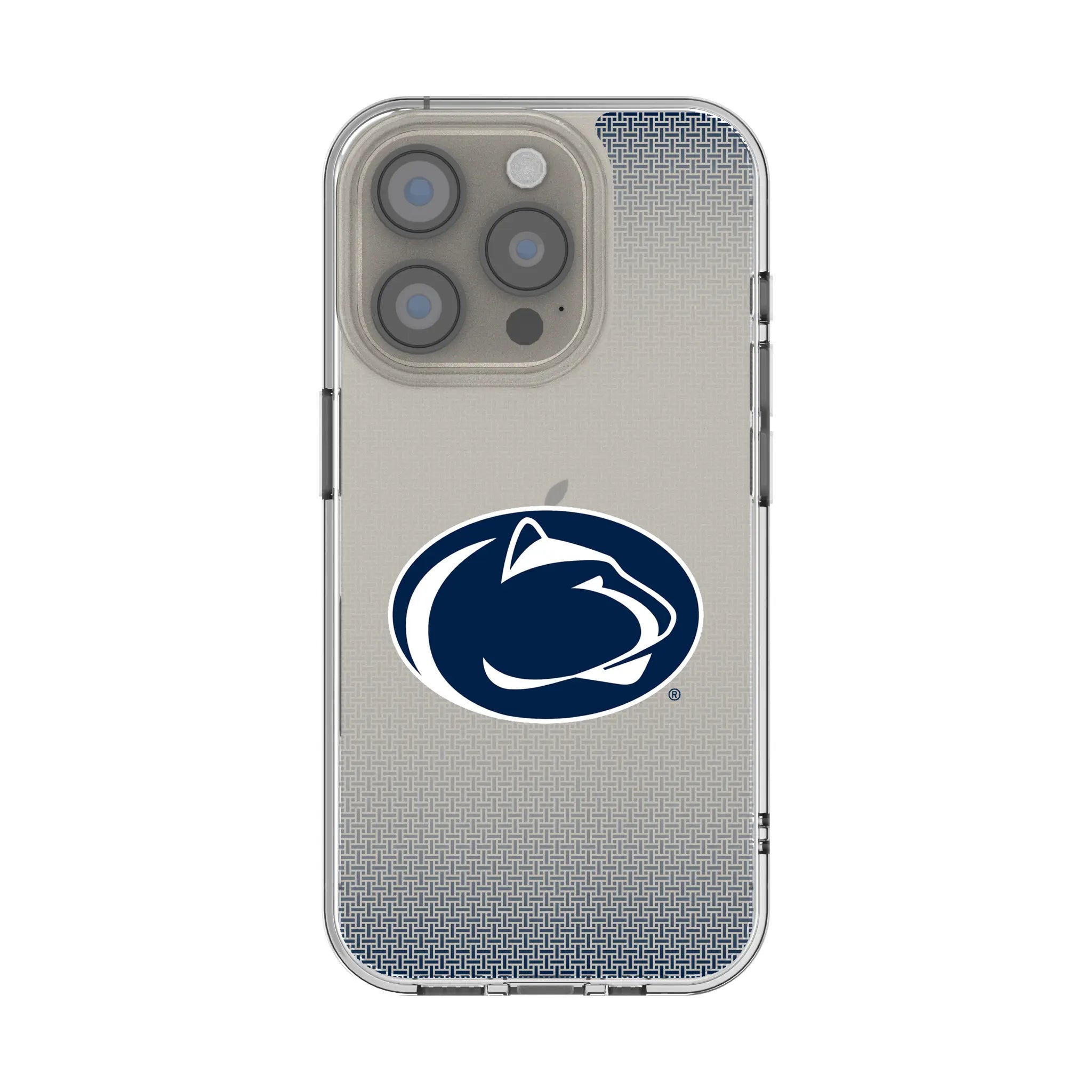 Pennsylvania State University Nittany Lions Linen iPhone Clear Phone Case for Apple iPhone