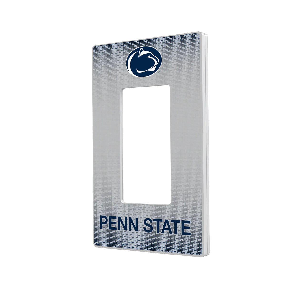 Pennsylvania State University Nittany Lions Linen Hidden-Screw Light Switch Plate#Style_Single Rocker