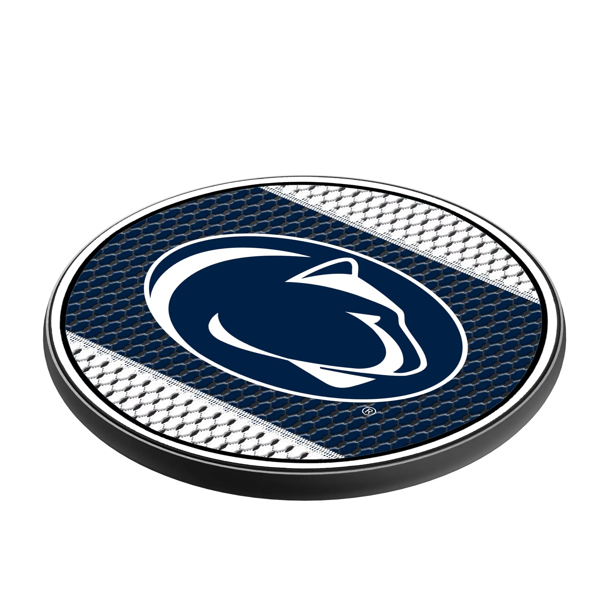 Pennsylvania State University Nittany Lions Mesh 15-Watt Wireless Charger - Isometric View