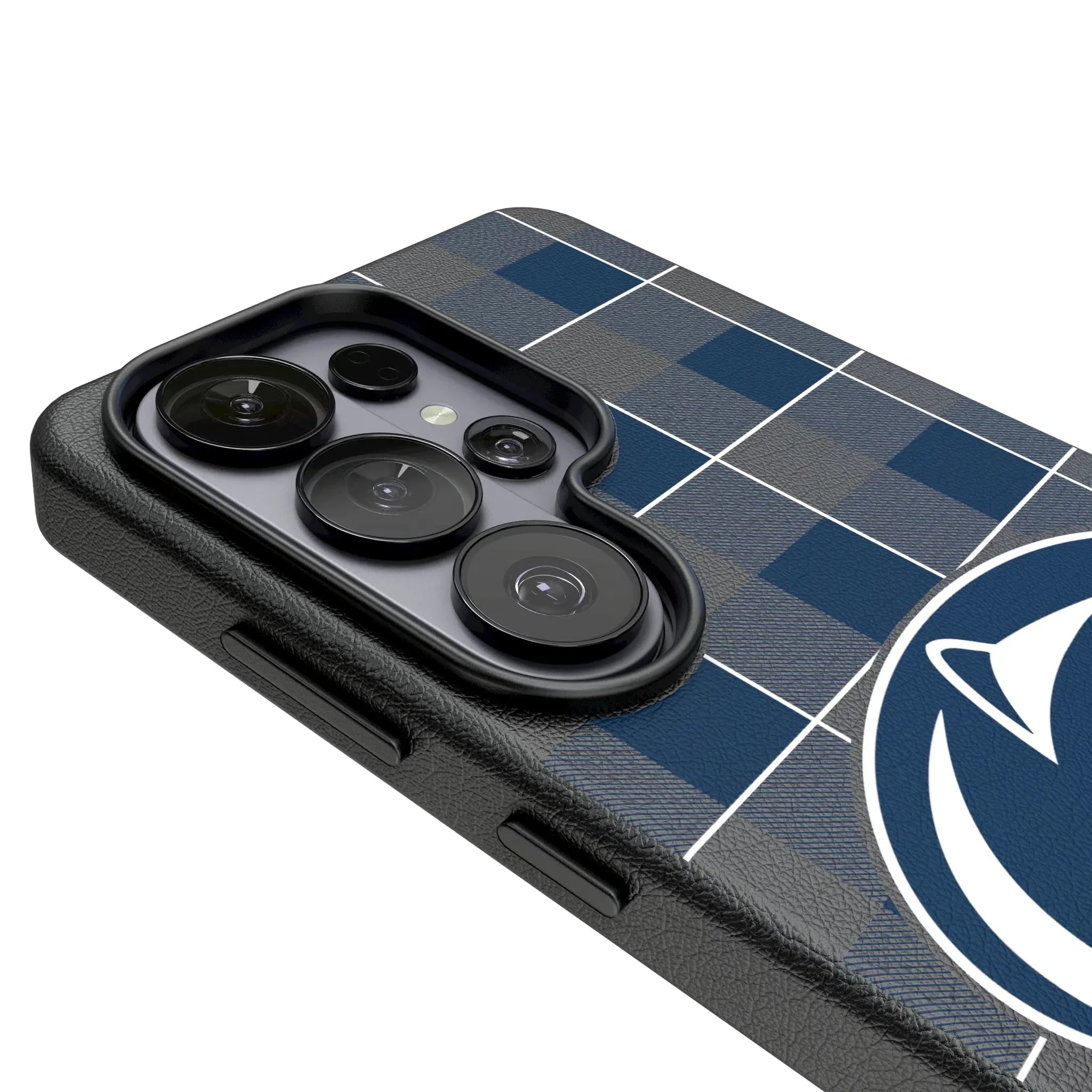 Pennsylvania State University Nittany Lions Plaid Galaxy MagSafe Compatible Phone Case for Samsung Galaxy - Detail#Device_Galaxy S26 Ultra
