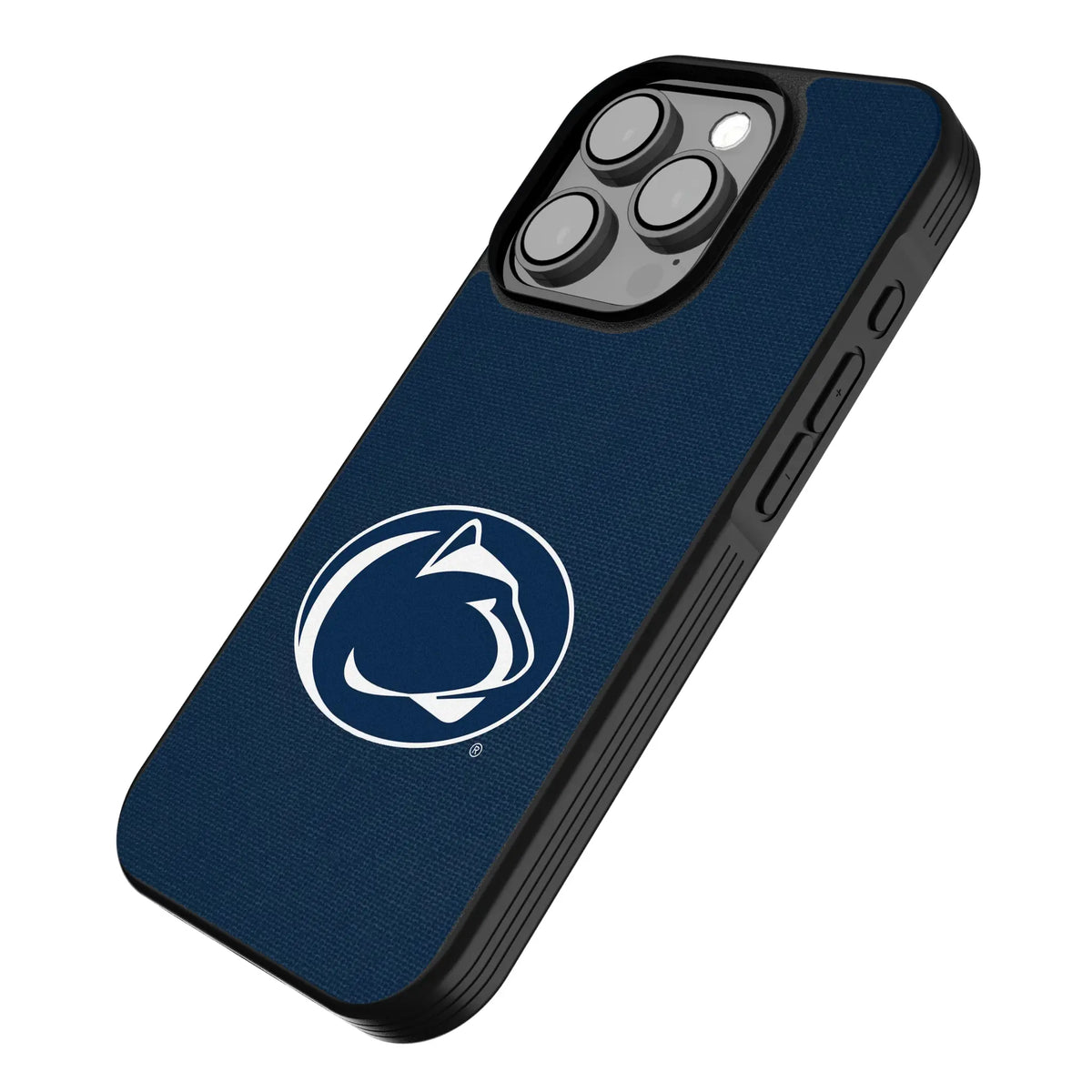 Pennsylvania State University Nittany Lions Solid iPhone Bump Phone Case for Apple iPhone - Isometric View