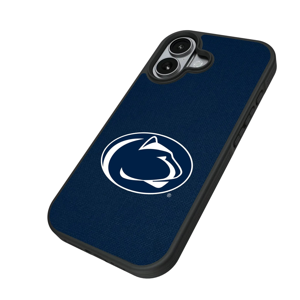Pennsylvania State University Nittany Lions Solid iPhone Bump Phone Case for Apple iPhone - Isometric View#Device_iPhone 17