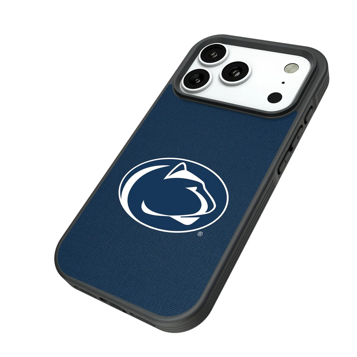 Pennsylvania State University Nittany Lions Solid iPhone Bump Phone Case for Apple iPhone - Isometric View#Device_iPhone 18 Pro