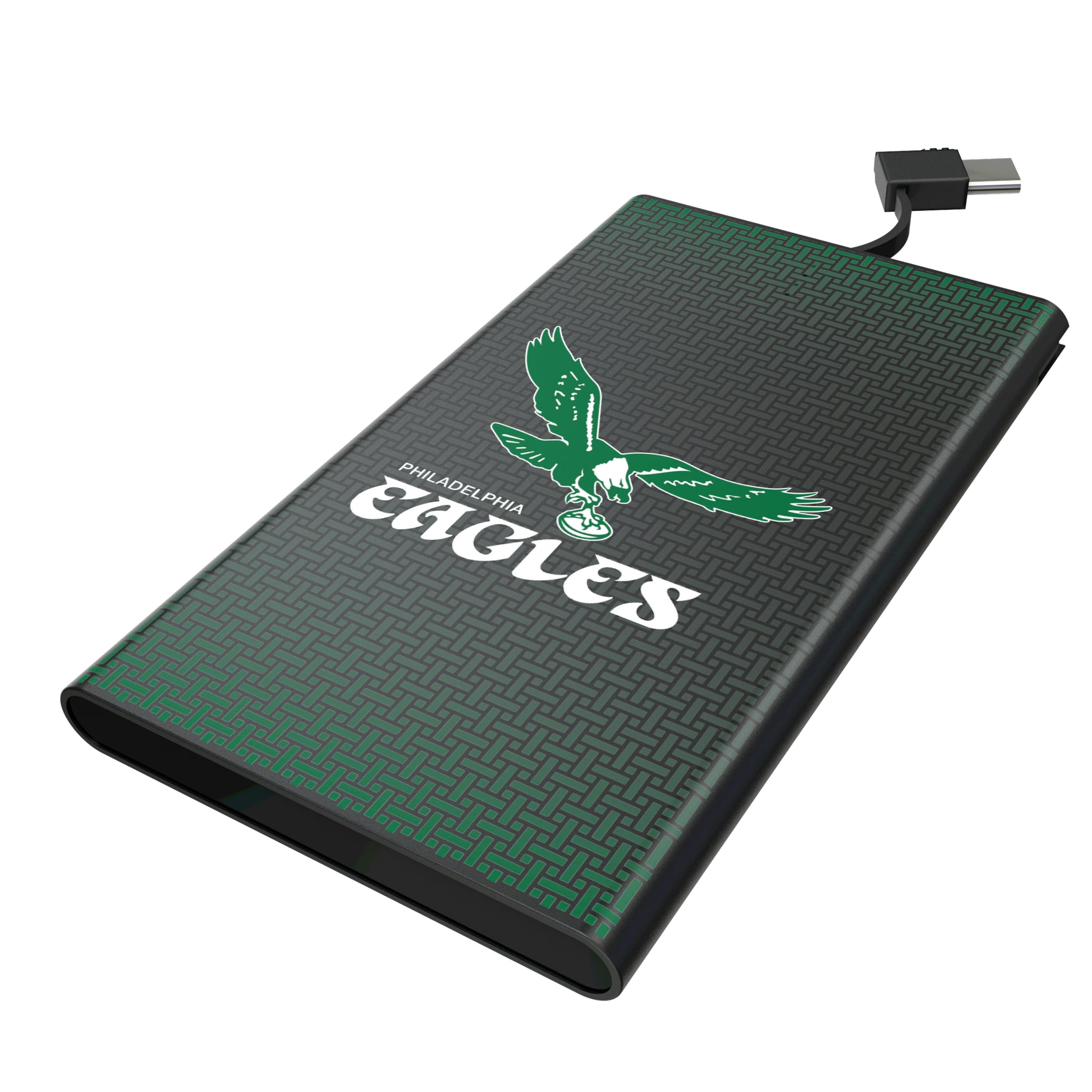 Philadelphia Eagles 1973-1995 Historic Collection Linen 5000mAh Flat Powerbank