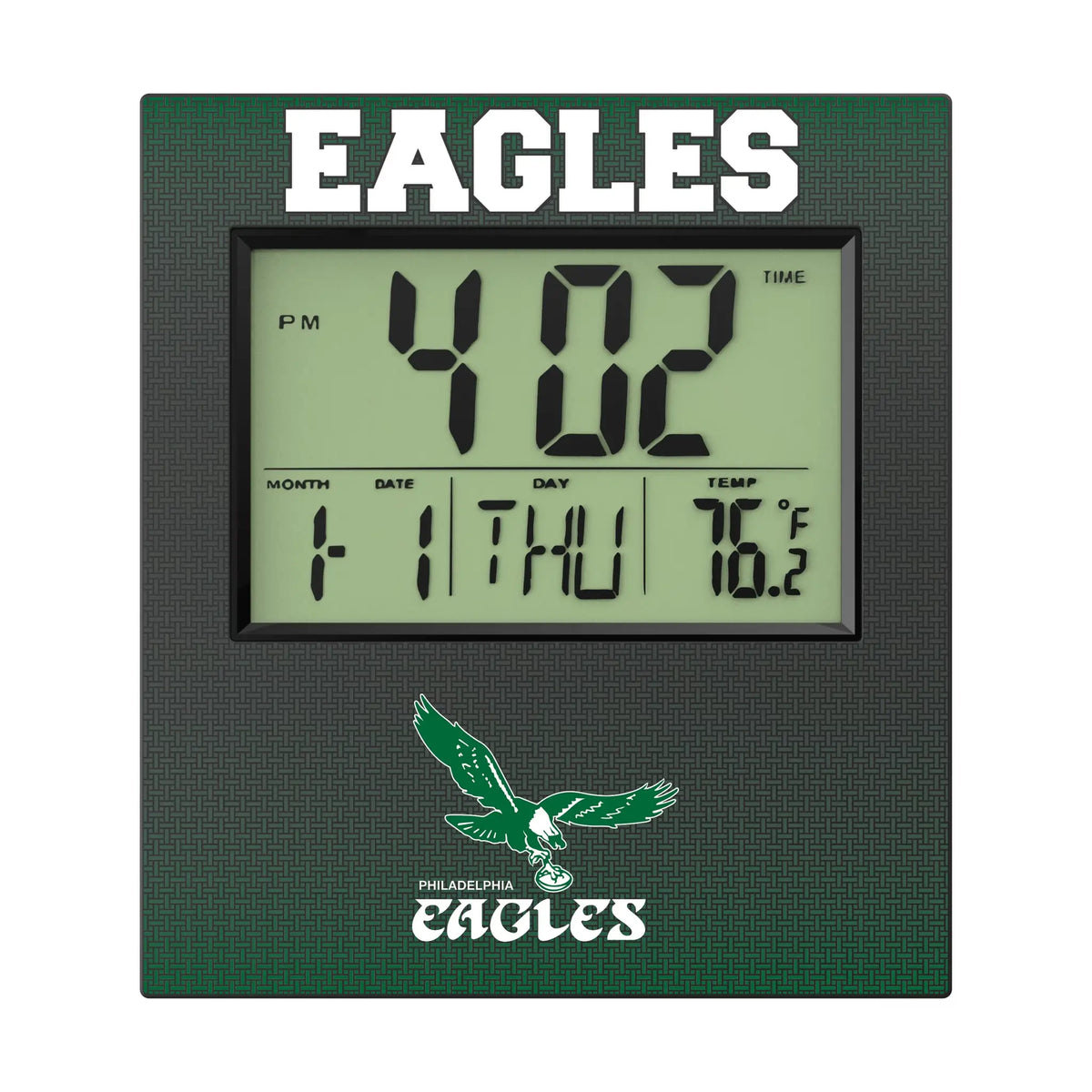 Philadelphia Eagles 1973-1995 Historic Collection Linen Wall Clock