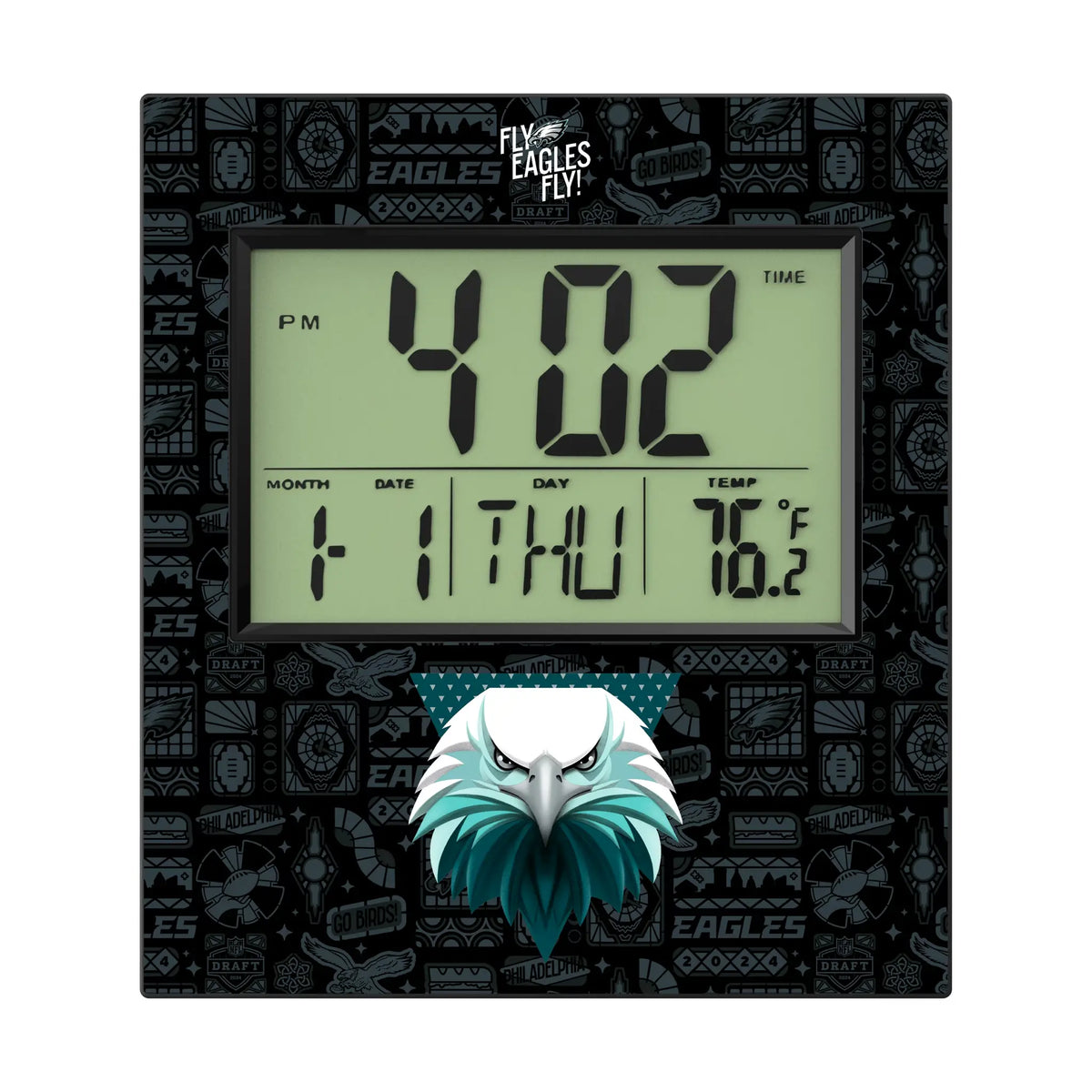 Philadelphia Eagles Deco Wall Clock