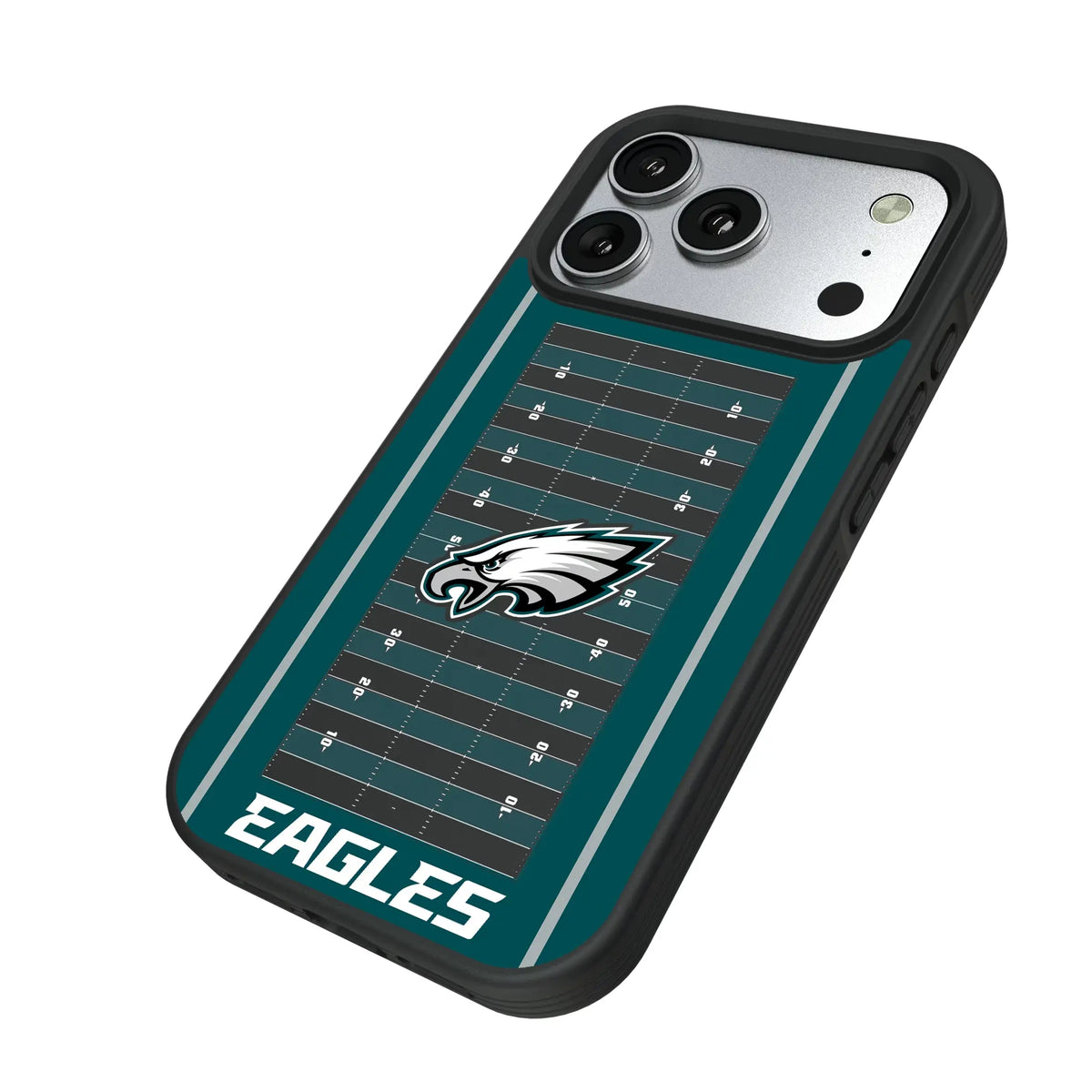 Philadelphia Eagles Field iPhone Bump Phone Case for Apple iPhone - Isometric View#Device_iPhone 17 Pro