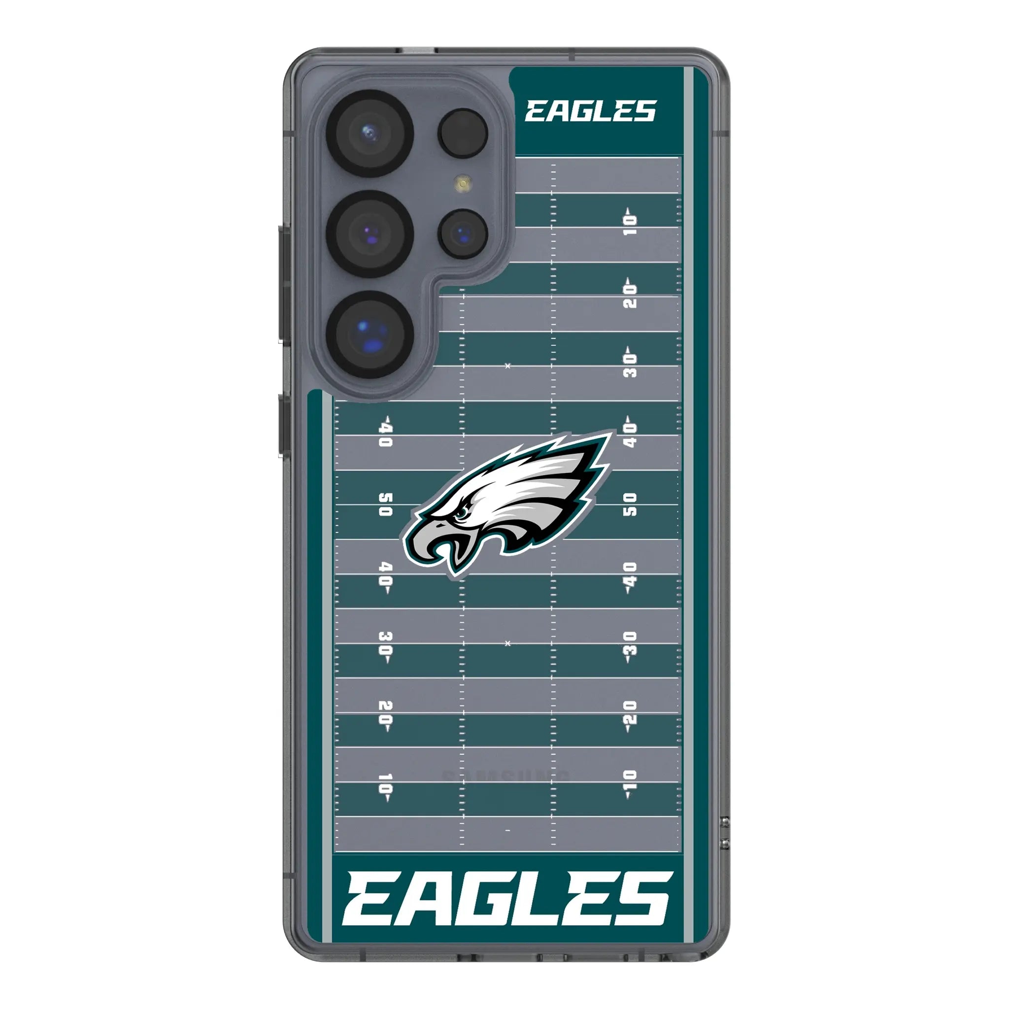 Philadelphia Eagles Field Galaxy Clear Phone Case for Samsung Galaxy#Device_Galaxy S25 Ultra