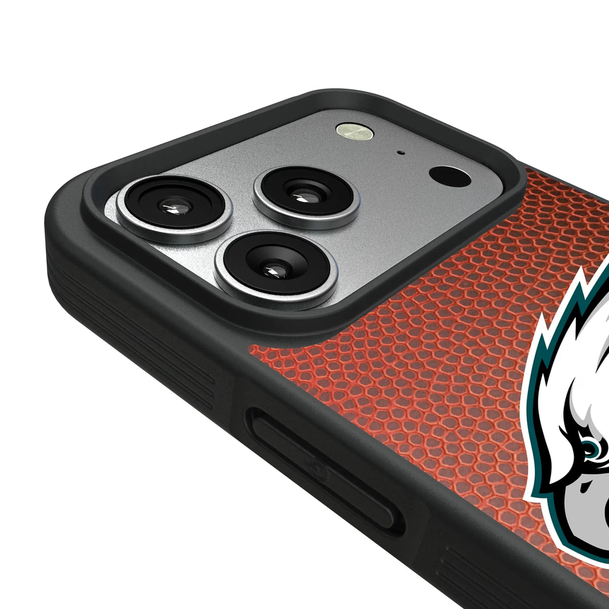 Philadelphia Eagles Football Wordmark iPhone Bump Phone Case for Apple iPhone - Detail#Device_iPhone 17 Pro