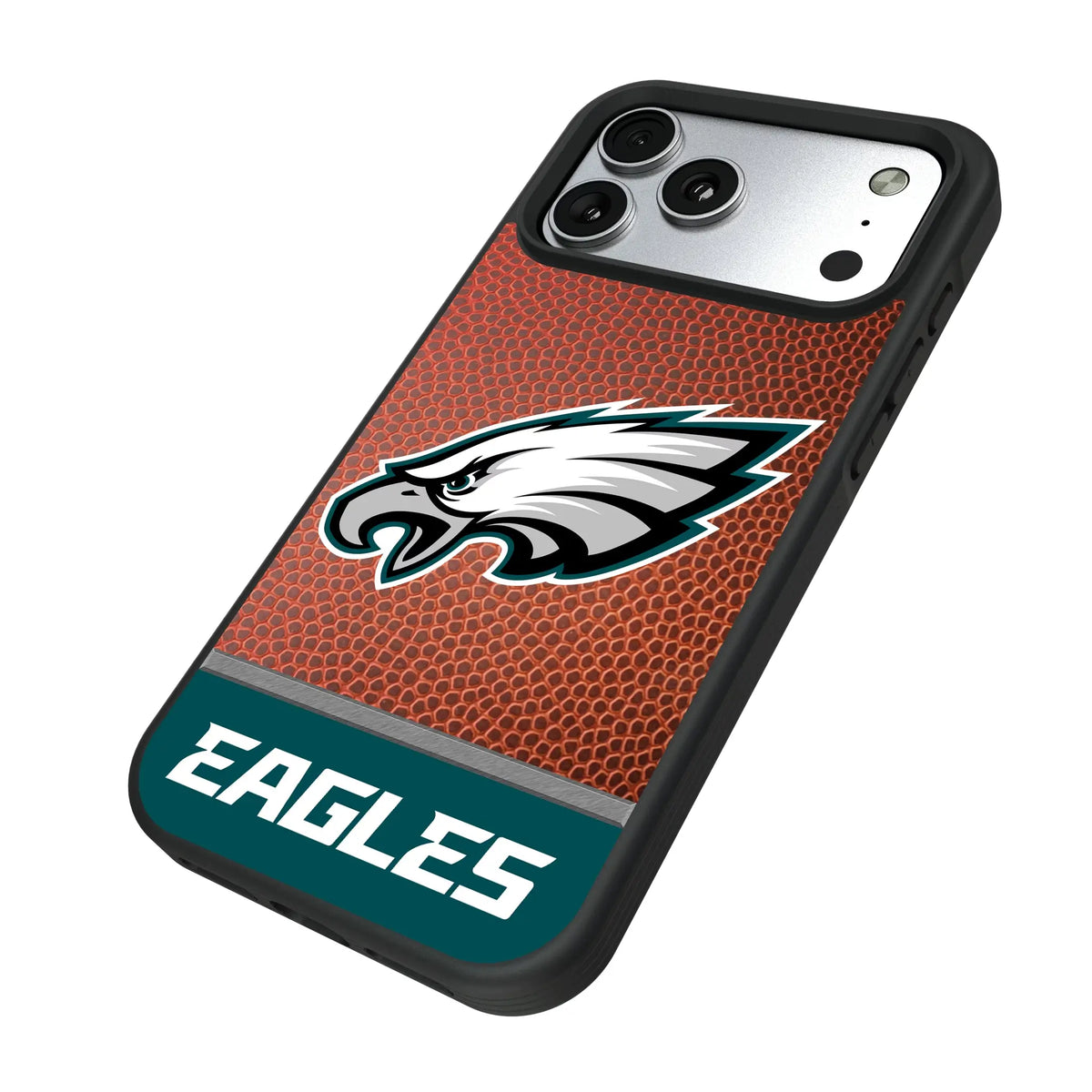 Philadelphia Eagles Football Wordmark iPhone Bump Phone Case for Apple iPhone - Isometric View#Device_iPhone 17 Pro Max