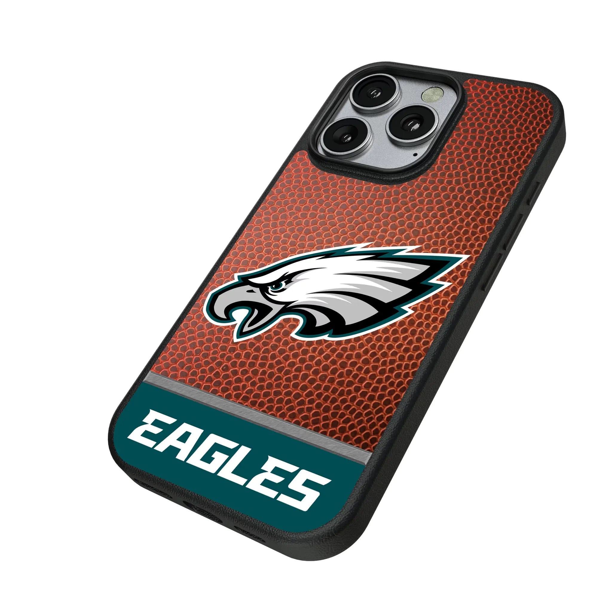 Philadelphia Eagles Football Wordmark iPhone MagSafe Compatible Phone Case for Apple iPhone - Isometric View