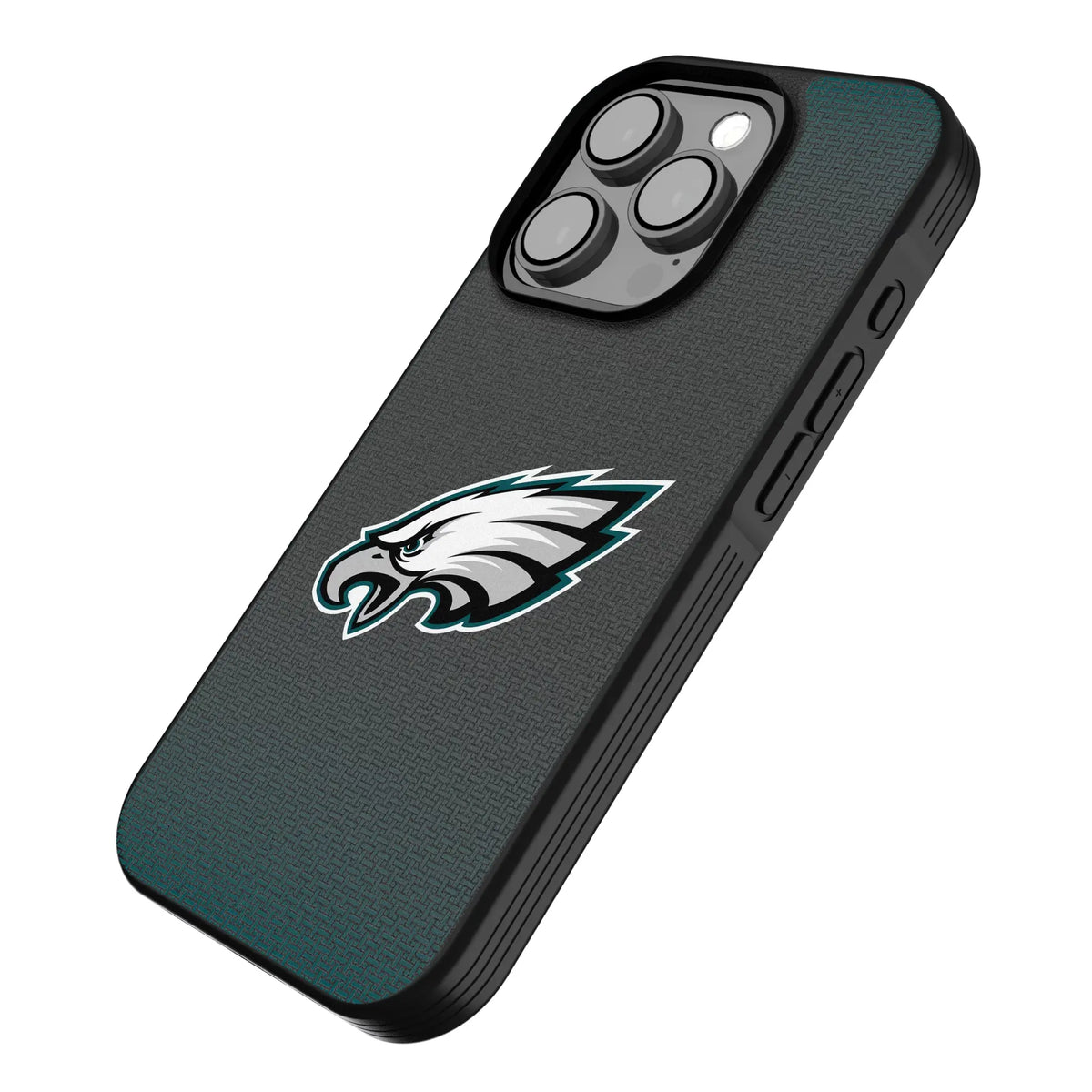 Philadelphia Eagles Linen iPhone Bump Phone Case for Apple iPhone - Isometric View