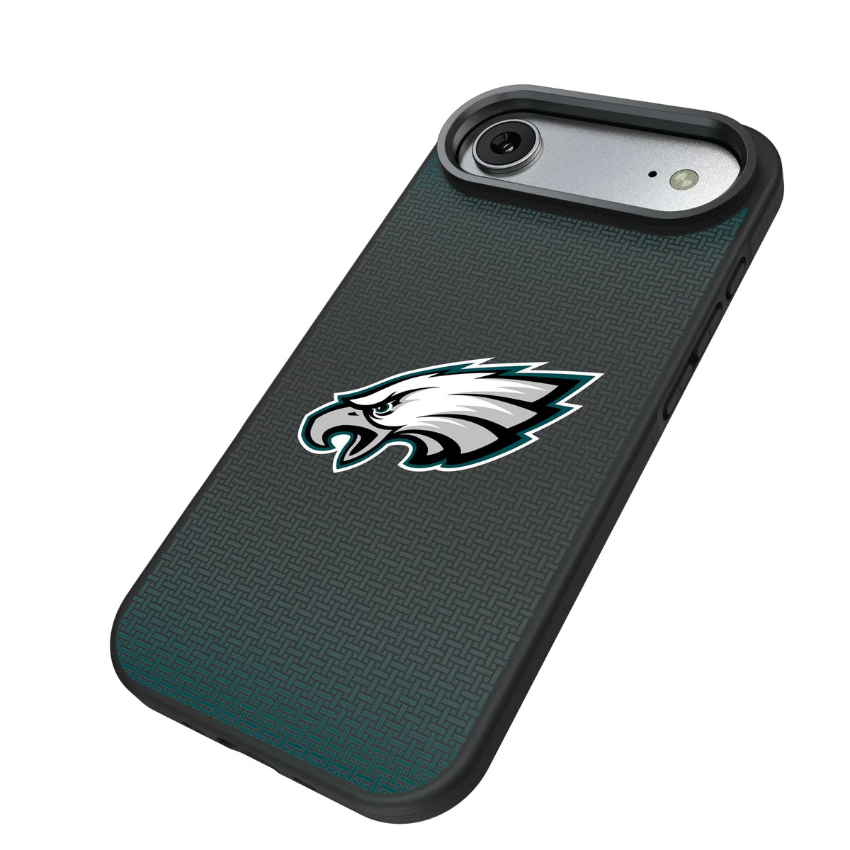 Philadelphia Eagles Linen iPhone Bump Phone Case for Apple iPhone - Isometric View#Device_iPhone Air