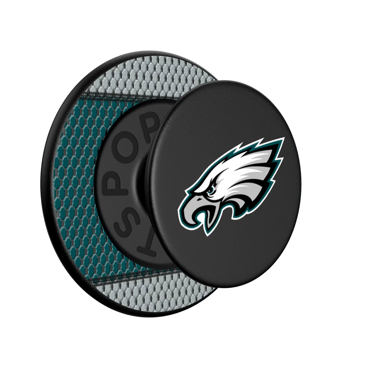 Philadelphia Eagles Mesh Popsockets Round Magnetic - Isometric View