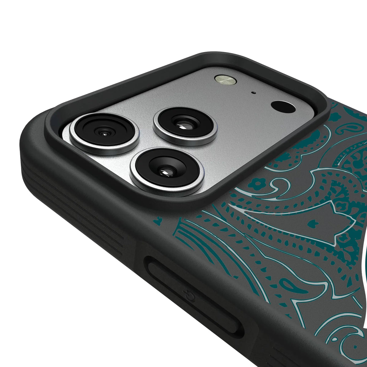 Philadelphia Eagles Paisley iPhone Bump Phone Case for Apple iPhone - Detail#Device_iPhone 17 Pro Max
