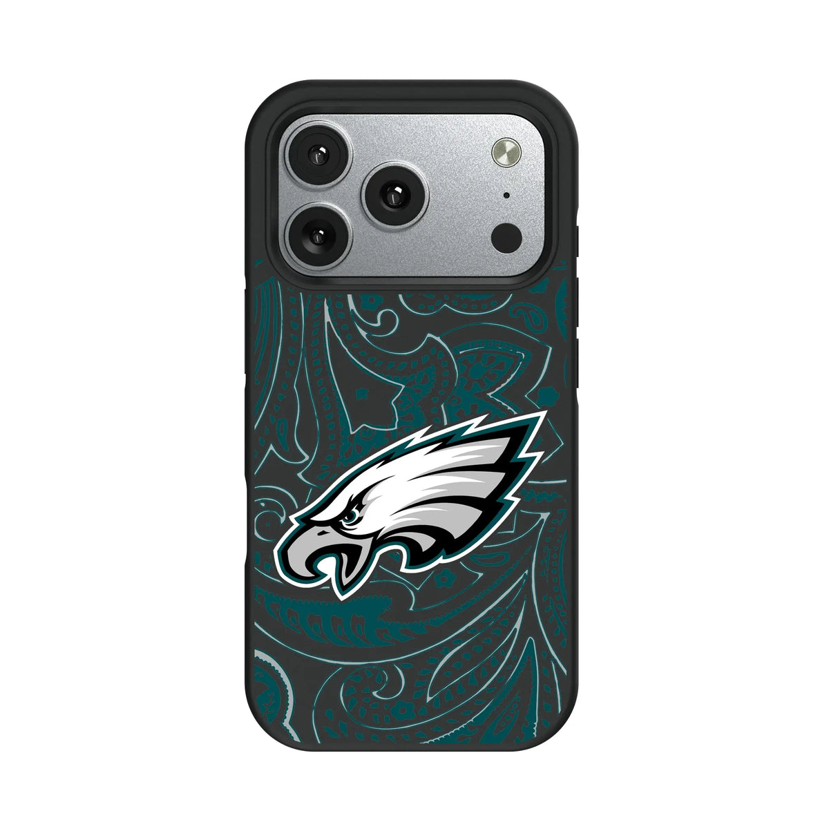 Philadelphia Eagles Paisley iPhone Bump Phone Case for Apple iPhone#Device_iPhone 17 Pro