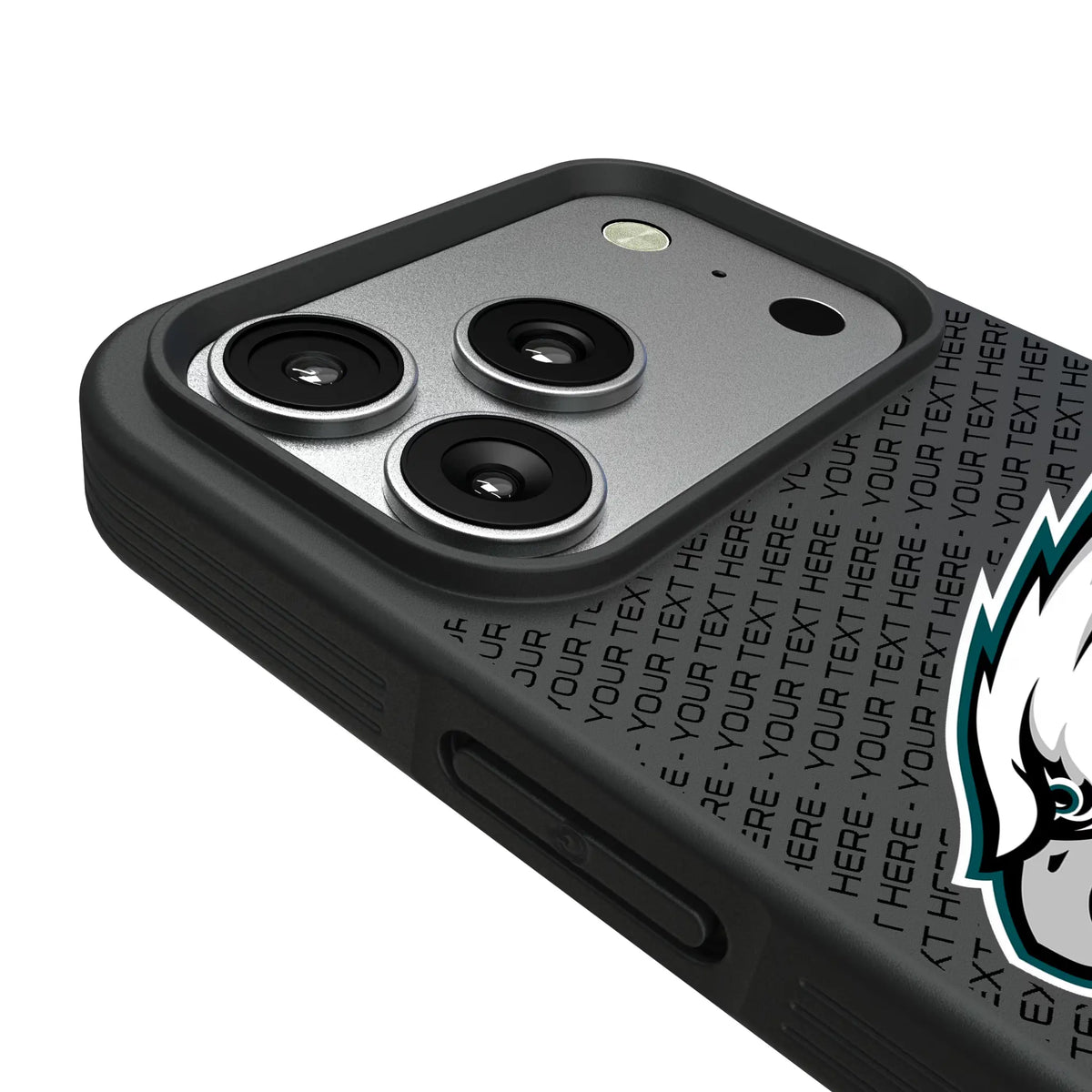 Philadelphia Eagles Personalized EndZone Plus iPhone Bump Phone Case for Apple iPhone - Detail#Device_iPhone 17 Pro