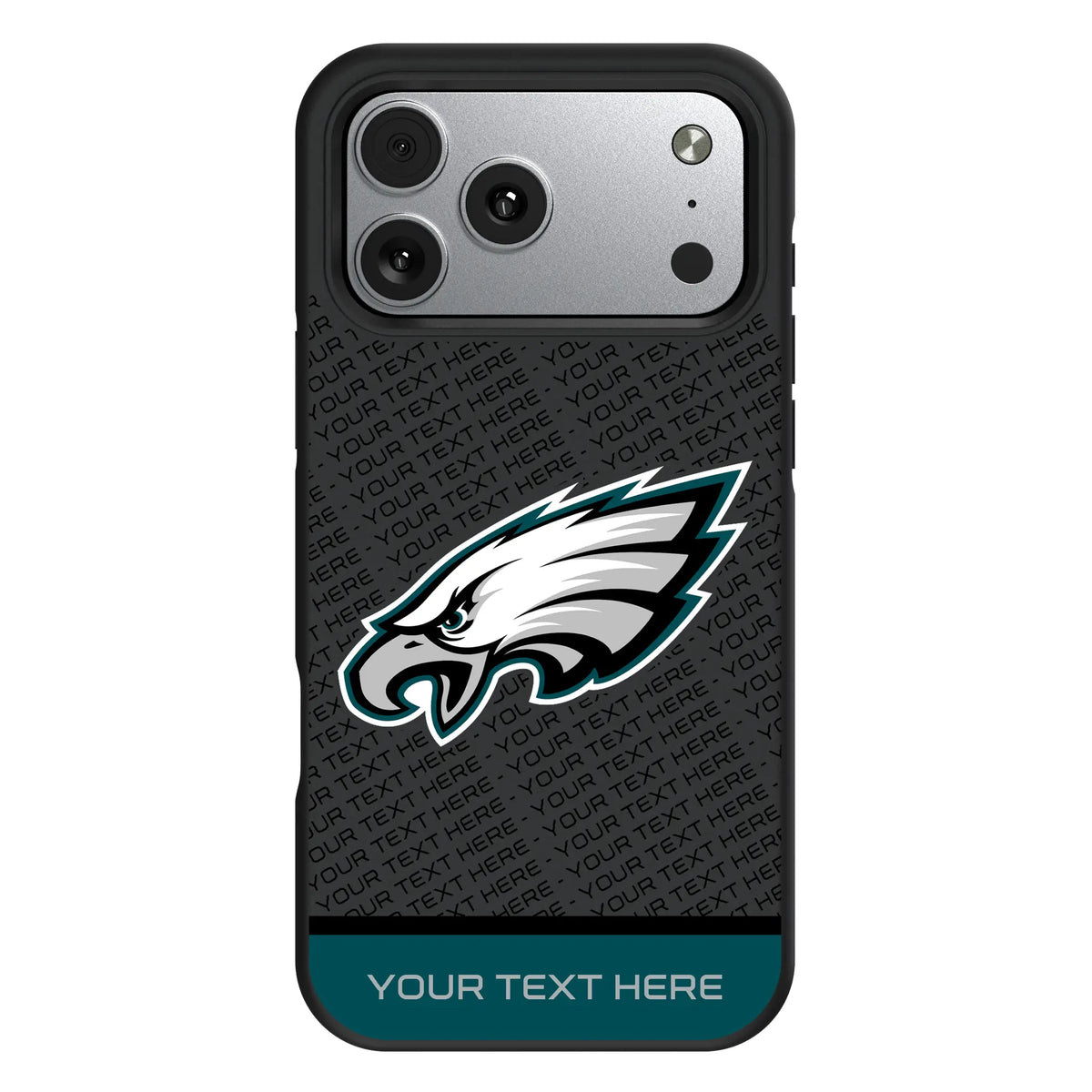 Philadelphia Eagles Personalized EndZone Plus iPhone Bump Phone Case for Apple iPhone#Device_iPhone 17 Pro Max