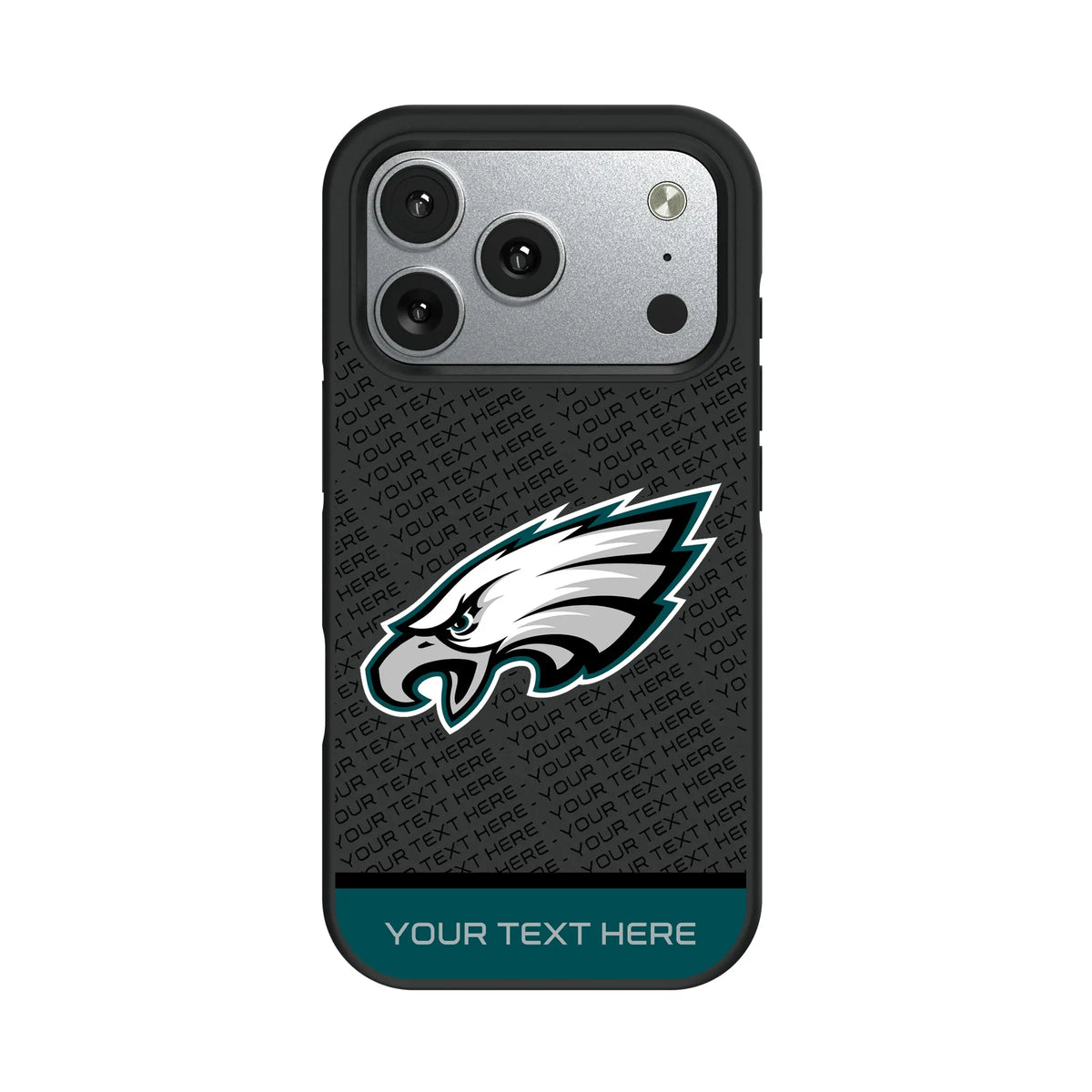 Philadelphia Eagles Personalized EndZone Plus iPhone Bump Phone Case for Apple iPhone#Device_iPhone 17 Pro
