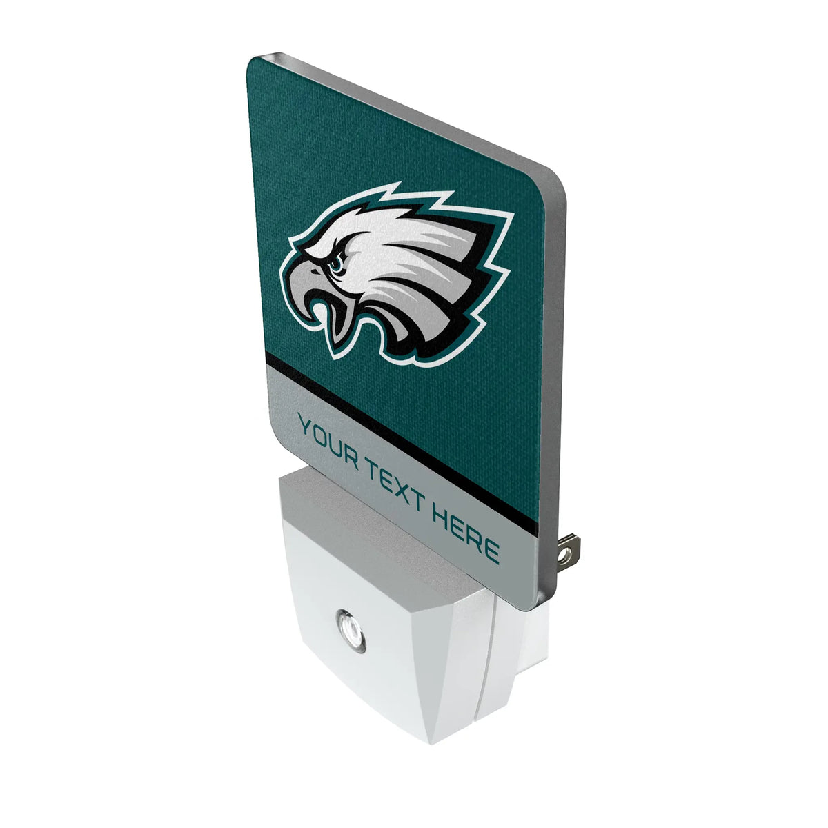 Philadelphia Eagles Personalized Endzone Solid Night Light 2-Pack - Isometric View