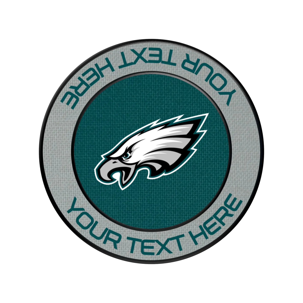 Philadelphia Eagles Personalized Endzone Solid Popsockets Round Magnetic