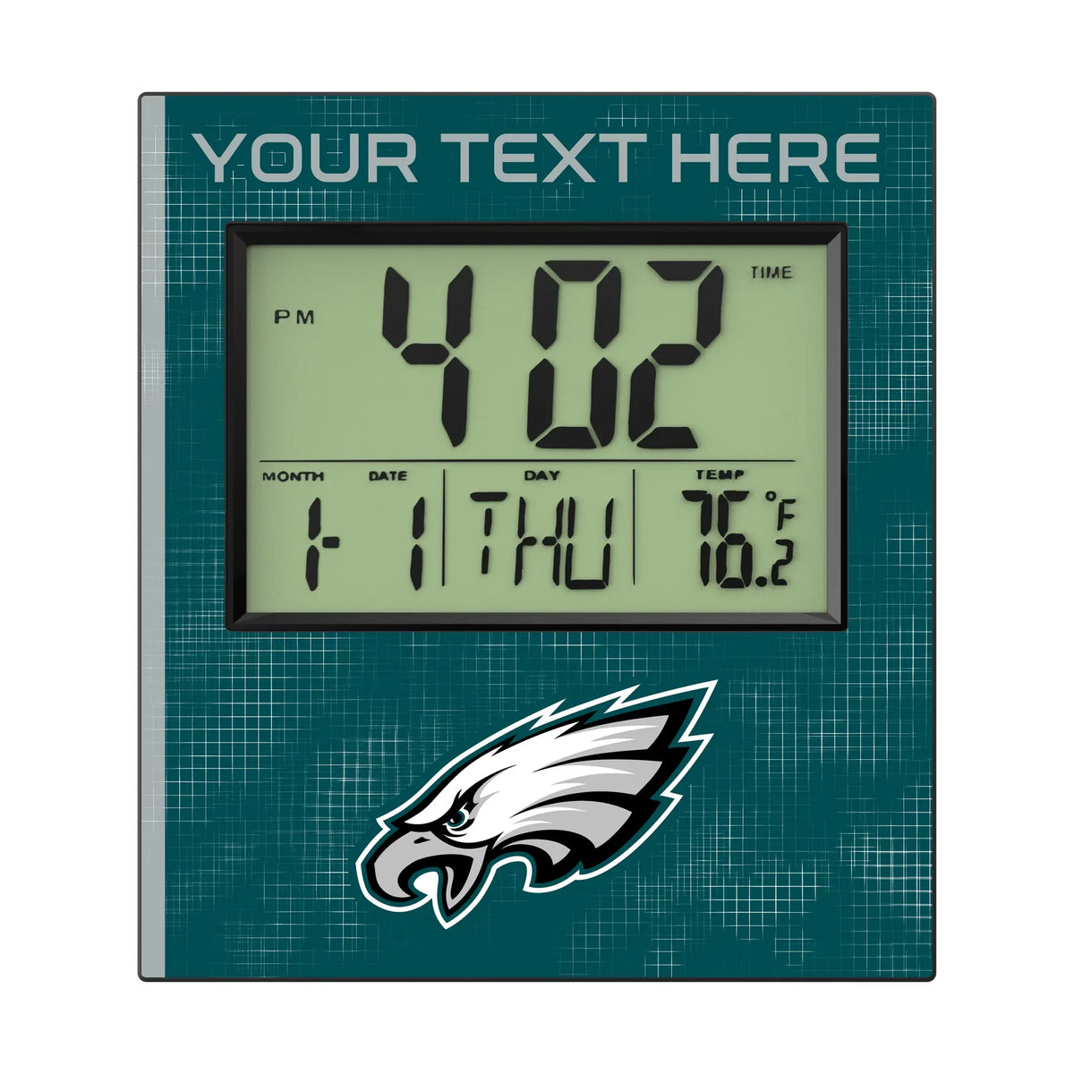 Philadelphia Eagles Personalized Hatch Wall Clock
