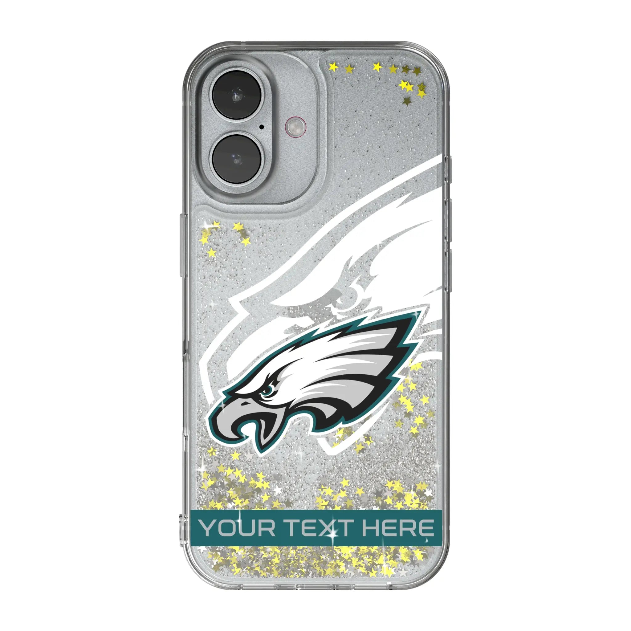 Philadelphia Eagles Personalized Tilt iPhone Glitter Phone Case for Apple iPhone