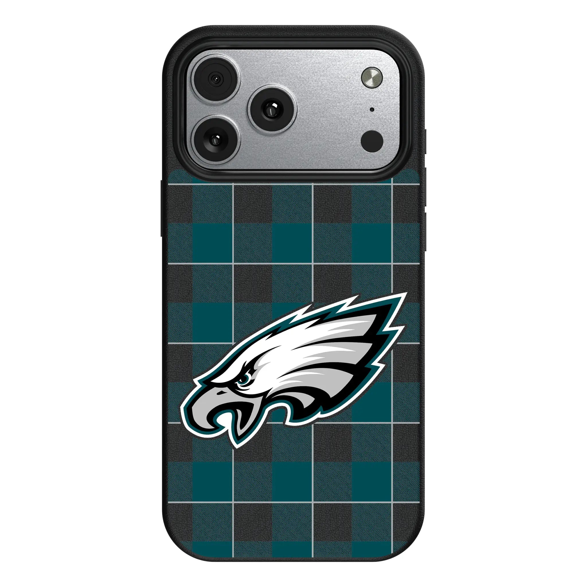 Philadelphia Eagles Plaid iPhone MagSafe Compatible Phone Case for Apple iPhone#Device_iPhone 17 Pro Max