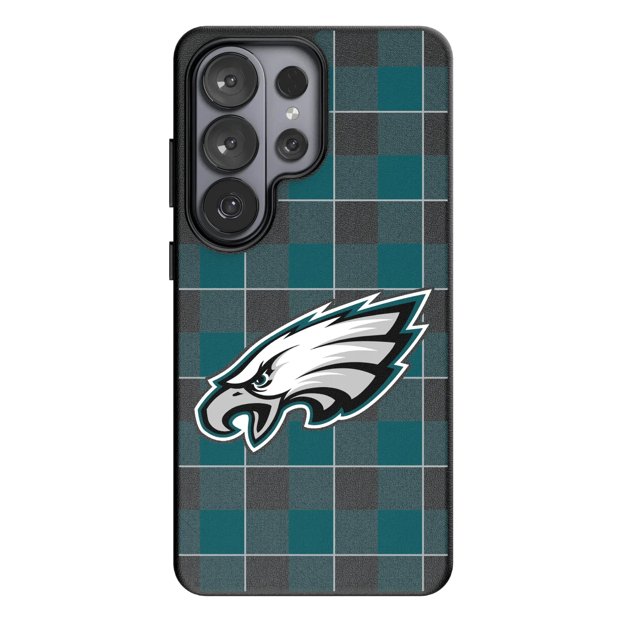 Philadelphia Eagles Plaid Galaxy MagSafe Compatible Phone Case for Samsung Galaxy#Device_Galaxy S26 Ultra