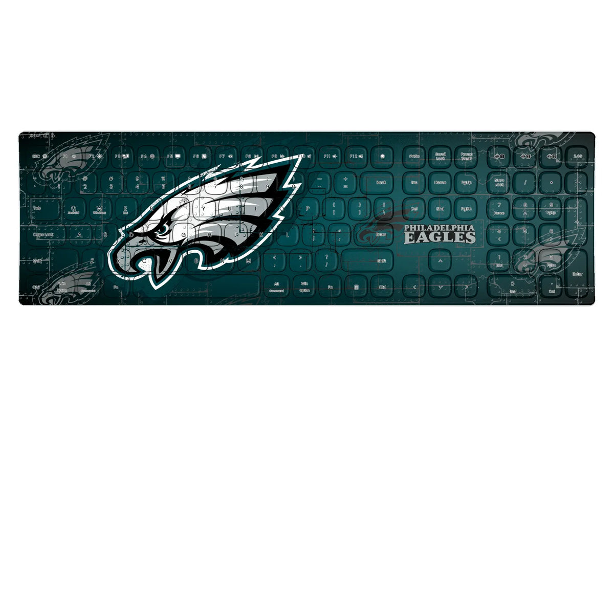 Philadelphia Eagles Rivet KKB605 Curved Wireless Keyboard