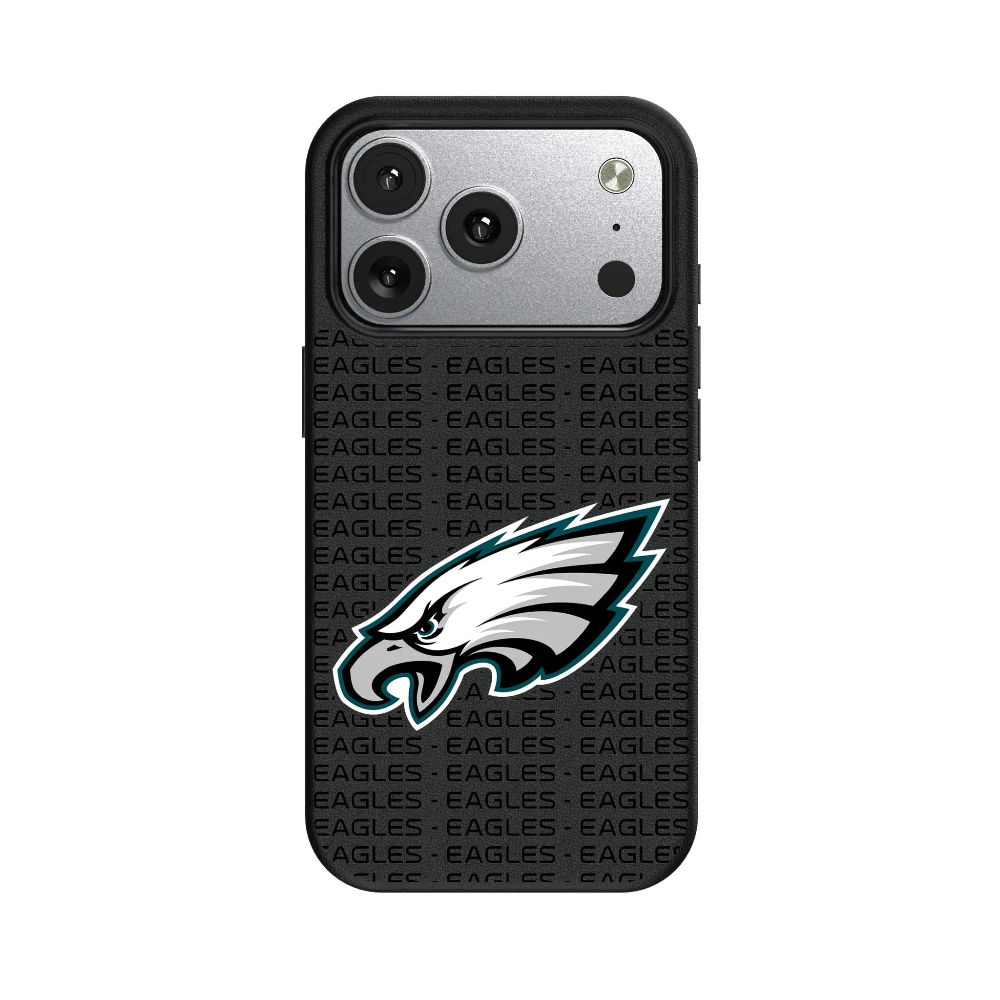Philadelphia Eagles Text Backdrop iPhone MagSafe Compatible Phone Case for Apple iPhone#Device_iPhone 17 Pro