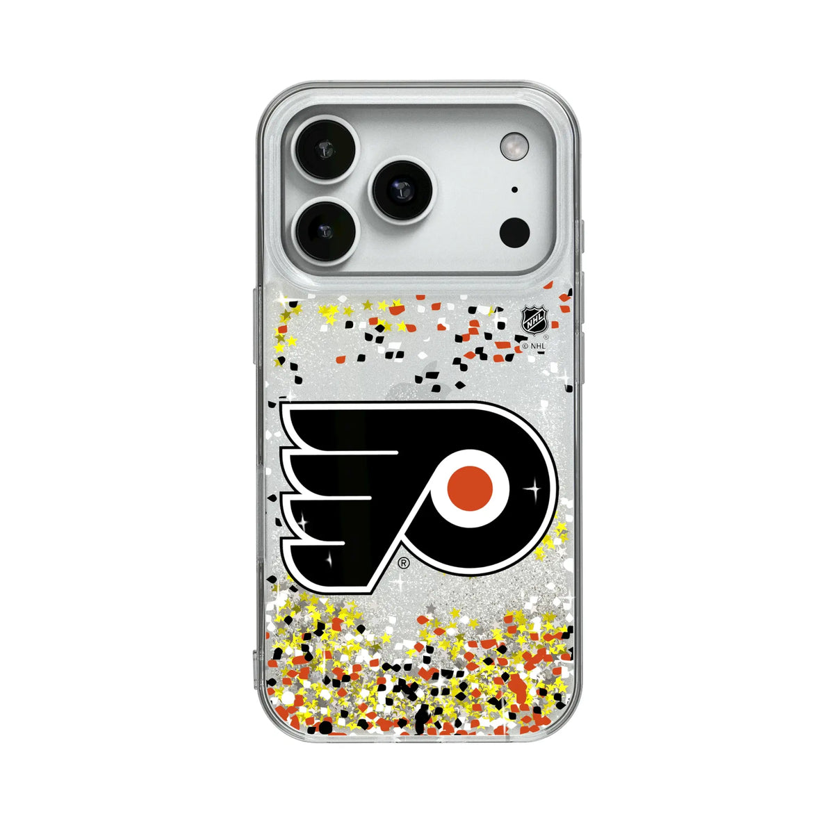 Philadelphia Flyers Confetti Glitter Phone Case for Apple iPhone