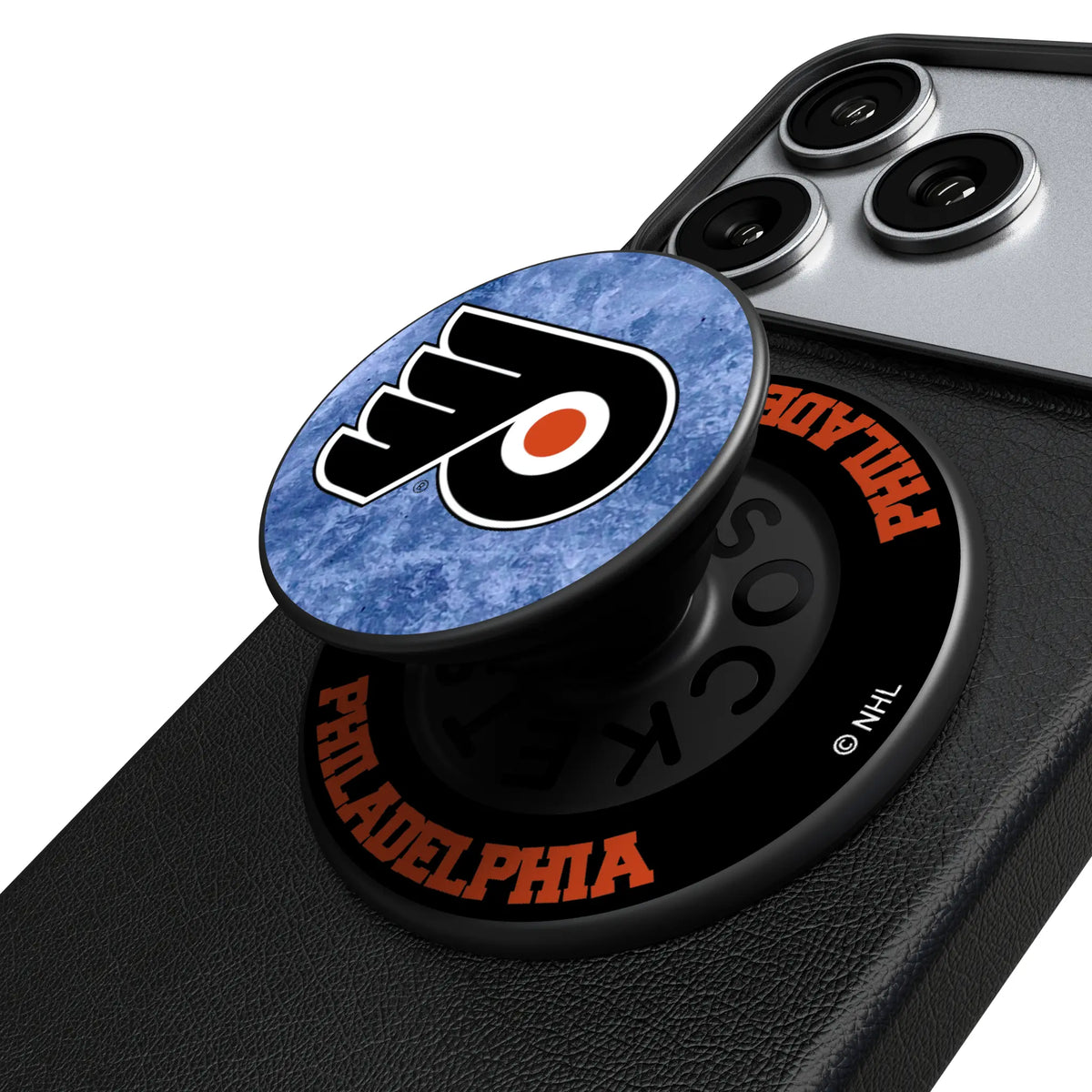 Philadelphia Flyers Ice Wordmark Popsockets Round Magnetic