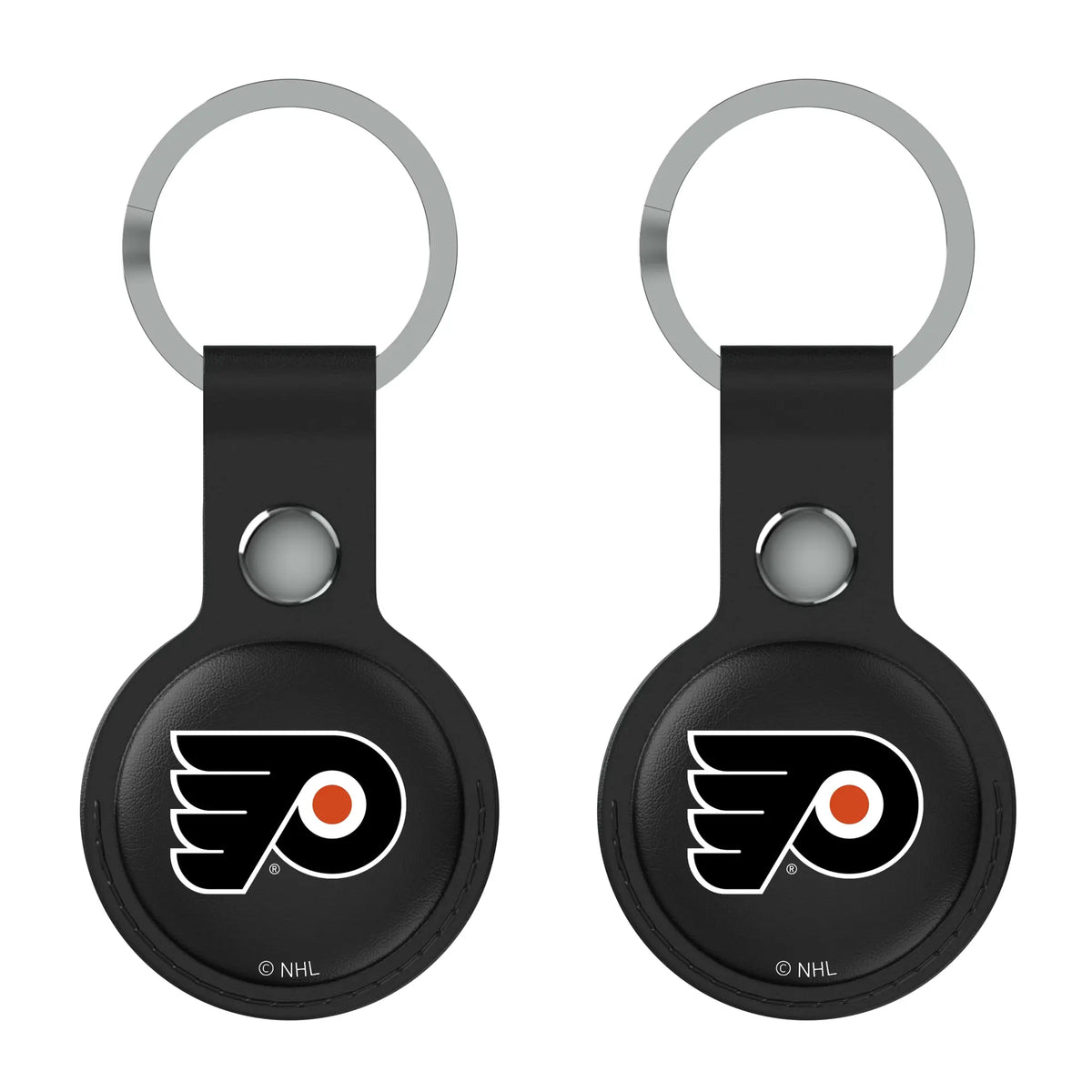 Philadelphia Flyers Insignia AirTag Black Airtag Holder 2-Pack