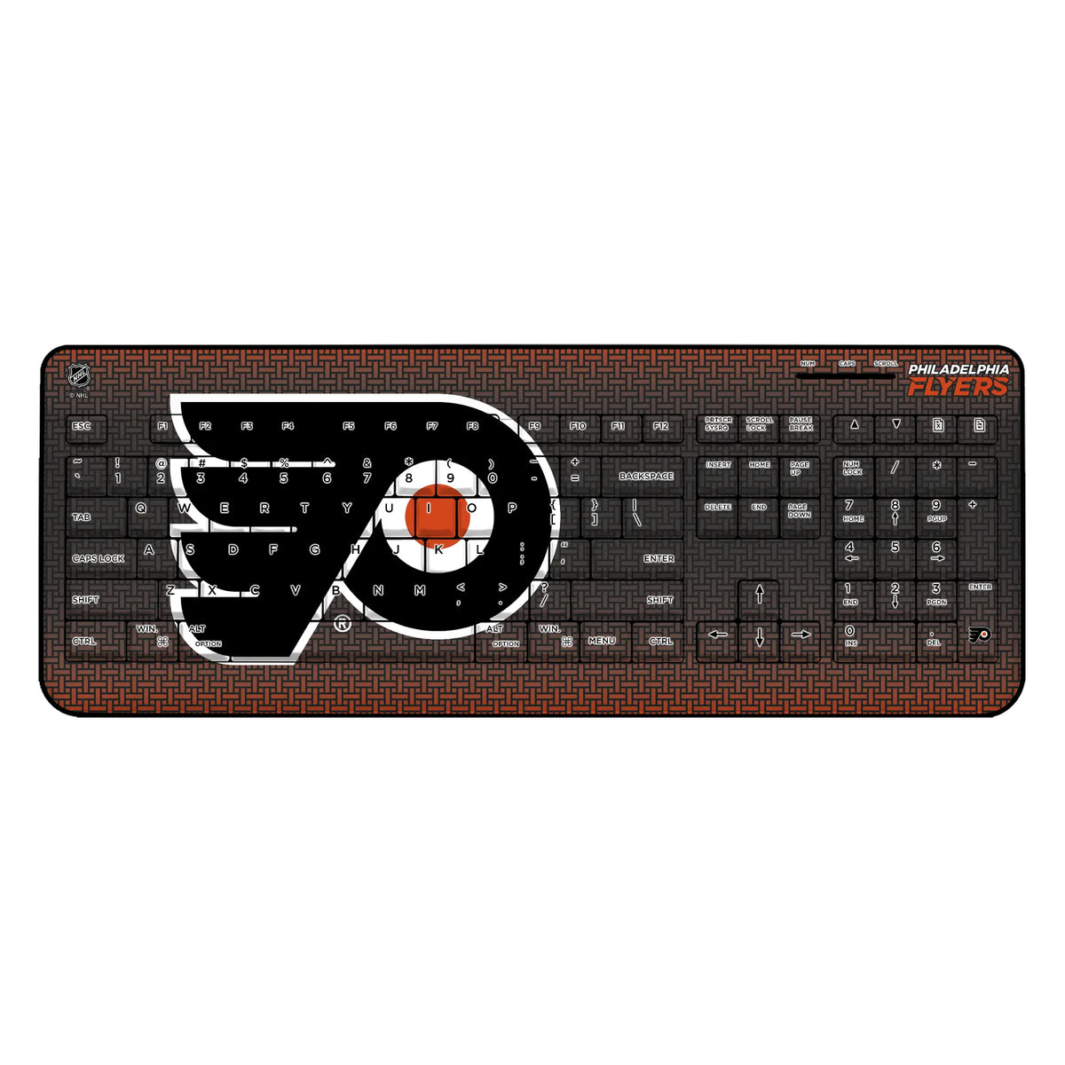 Philadelphia Flyers Linen Wireless USB Keyboard