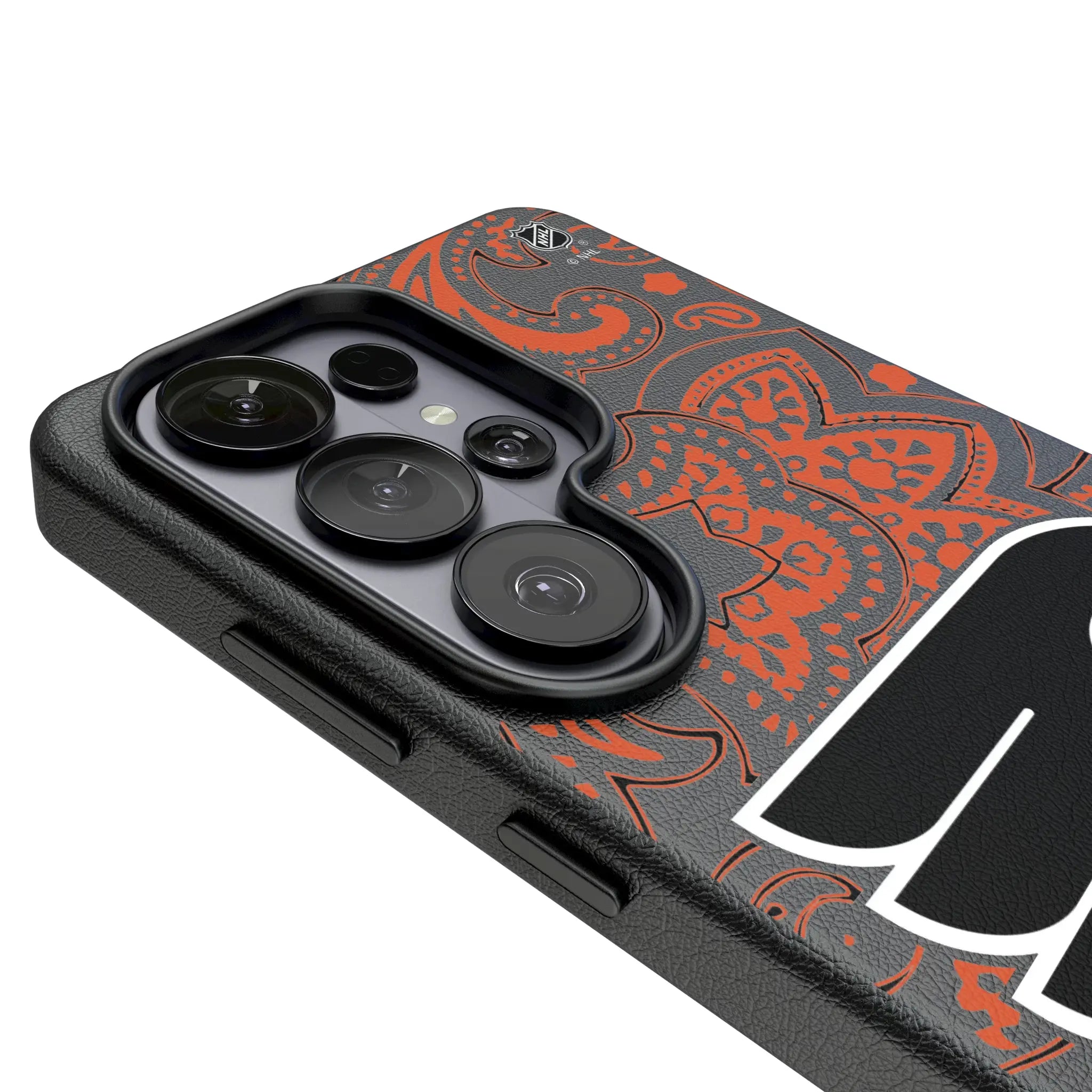 Philadelphia Flyers Paisley Galaxy MagSafe Compatible Phone Case for Samsung Galaxy - Detail#Device_Galaxy S26 Ultra