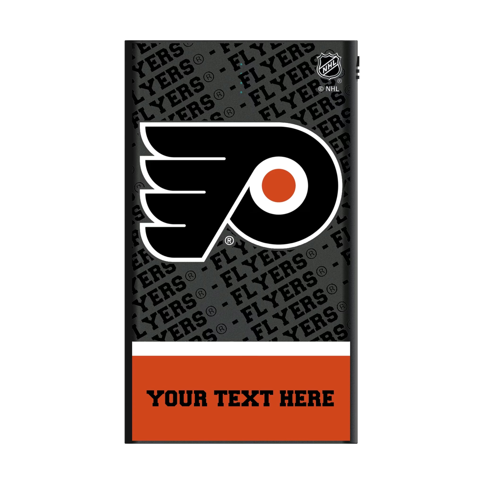 Philadelphia Flyers Personalized EndZone Plus 5000mAh Flat Powerbank