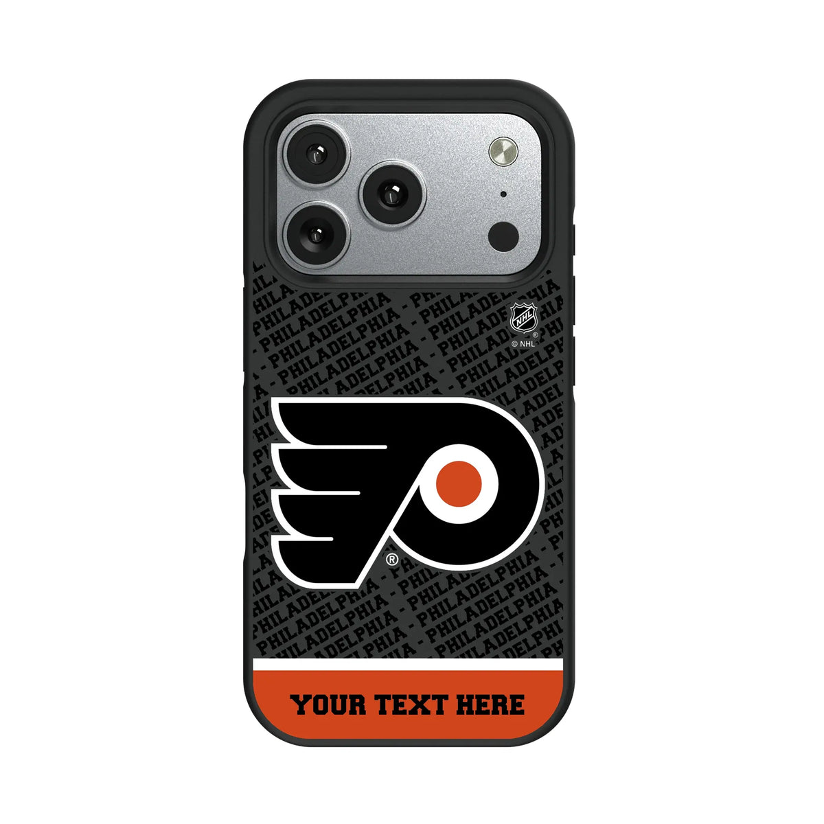 Philadelphia Flyers Personalized EndZone Plus iPhone Bump Phone Case for Apple iPhone#Device_iPhone 17 Pro