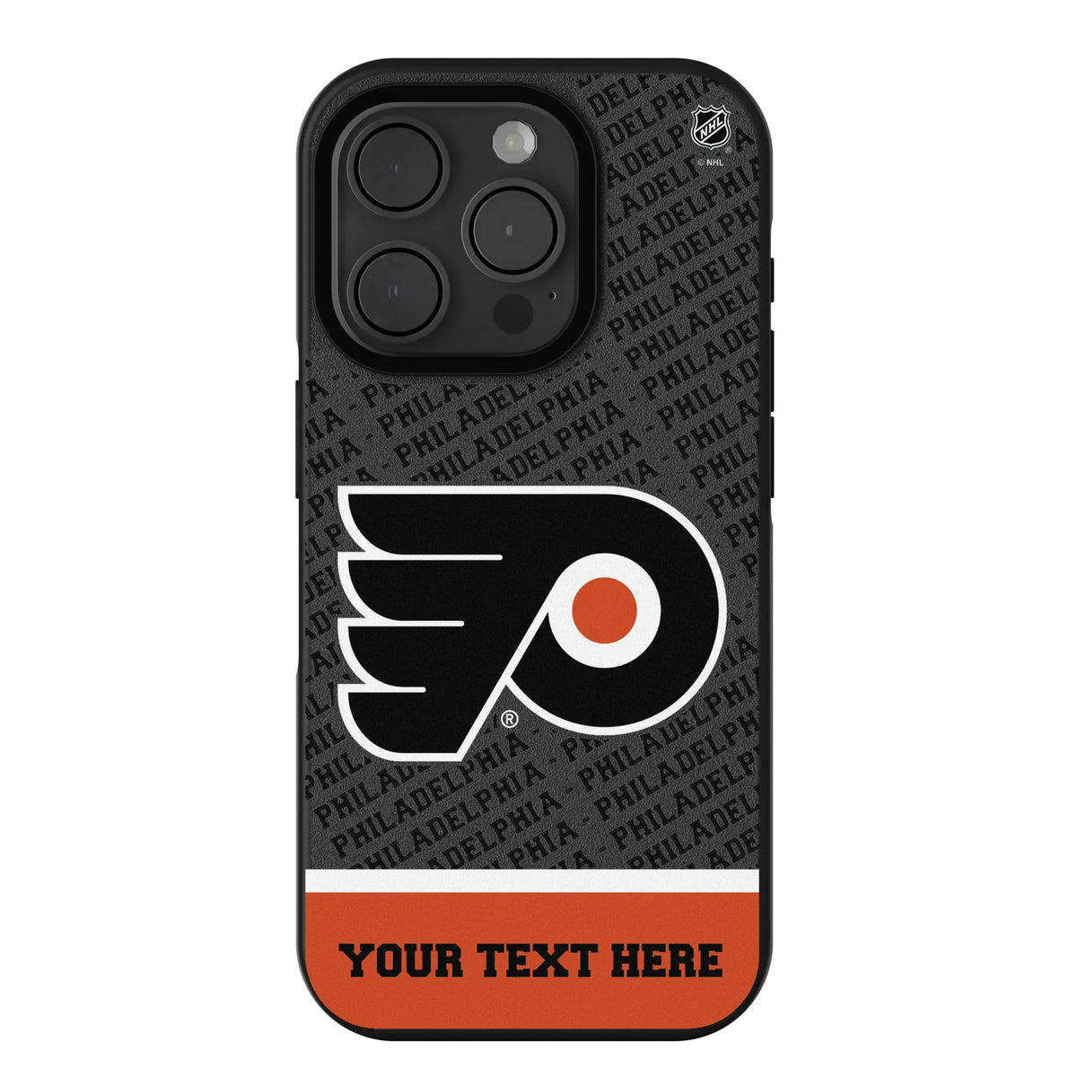 Philadelphia Flyers Personalized EndZone Plus iPhone Bump Phone Case for Apple iPhone