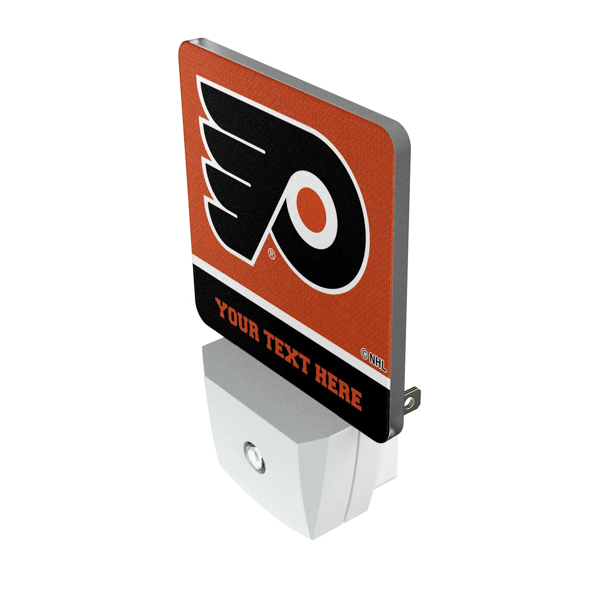 Philadelphia Flyers Personalized Endzone Solid Night Light 2-Pack - Isometric View