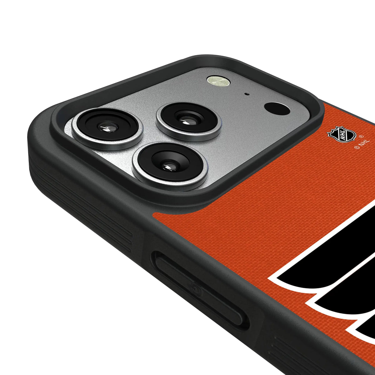 Philadelphia Flyers Personalized Stripe iPhone Bump Phone Case for Apple iPhone - Detail#Device_iPhone 17 Pro