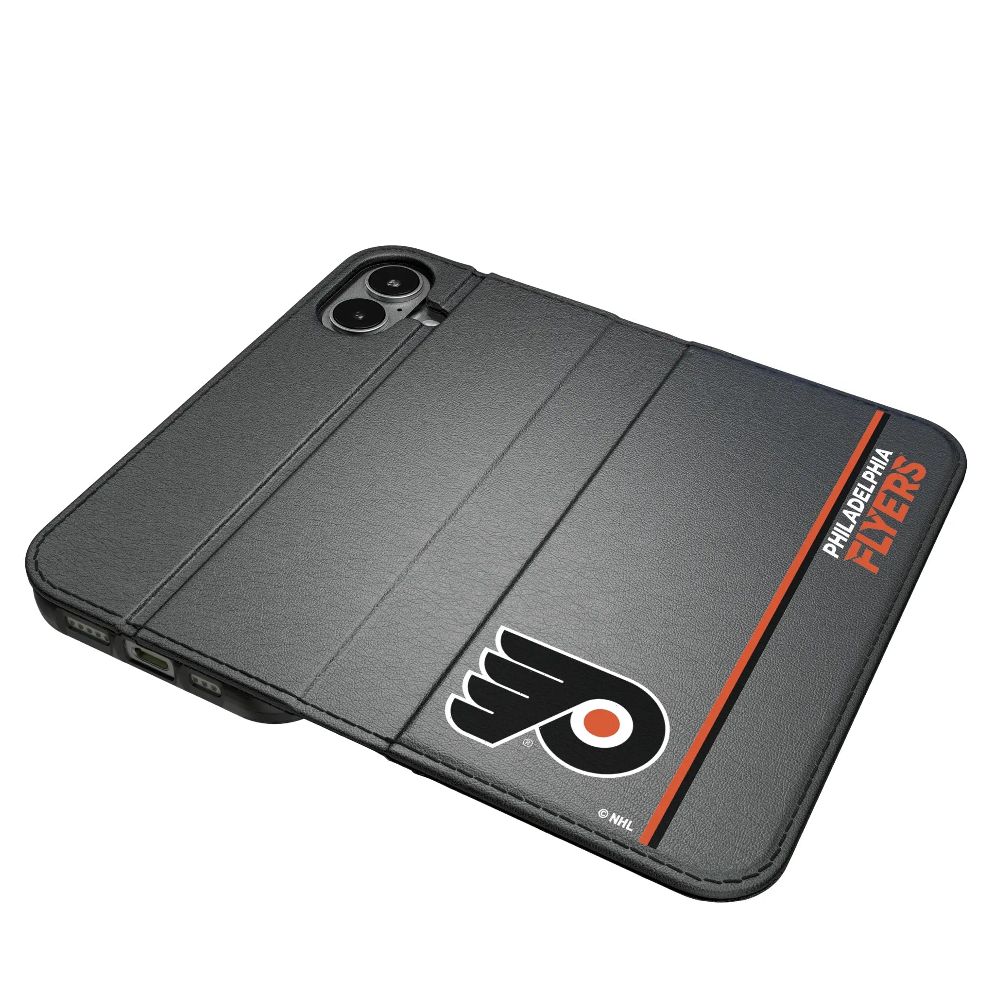Philadelphia Flyers Sidebar iPhone Folio Phone Case for Apple iPhone#Device_iPhone 17