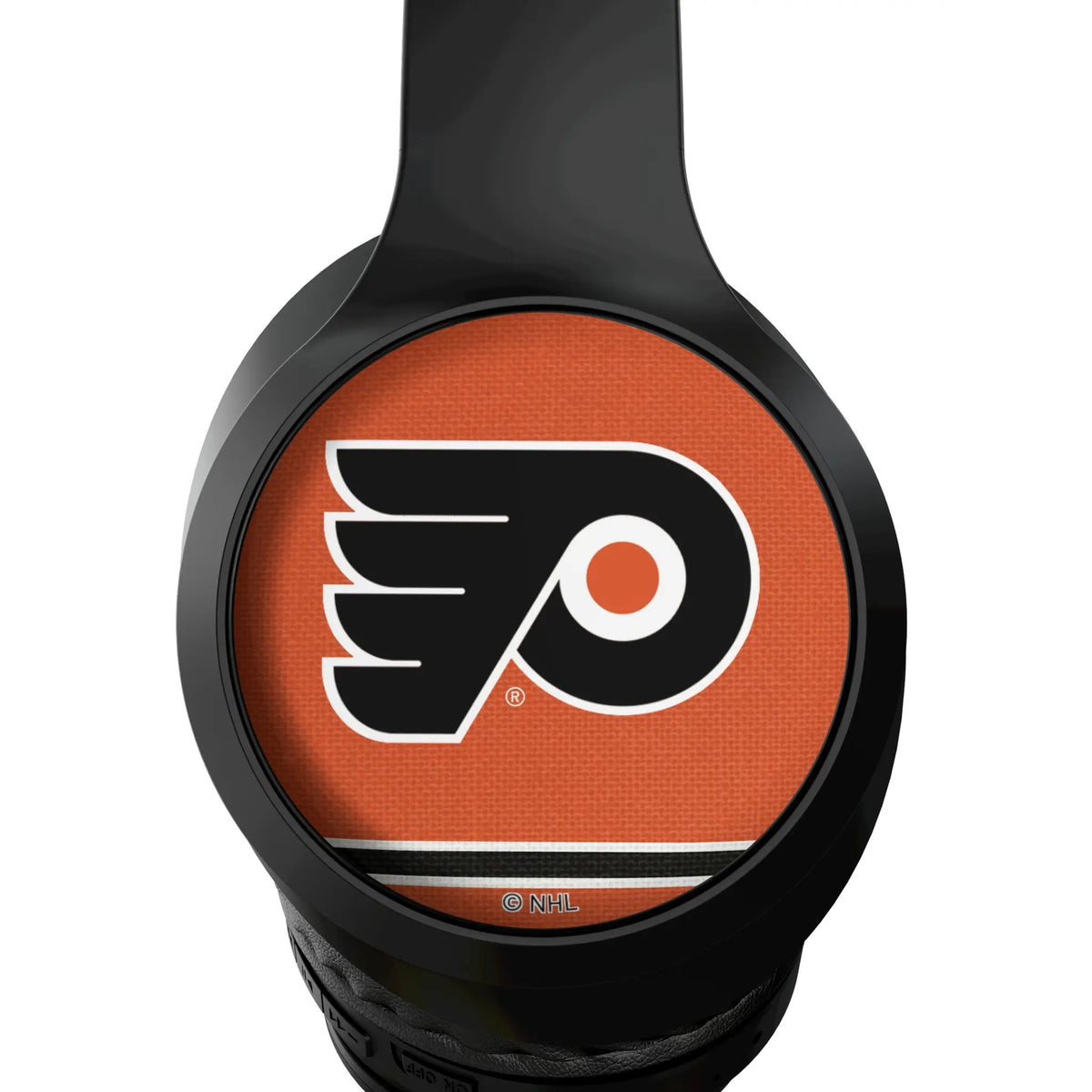 Philadelphia Flyers Stripe Wireless Over-Ear Headphones With Case - Detail