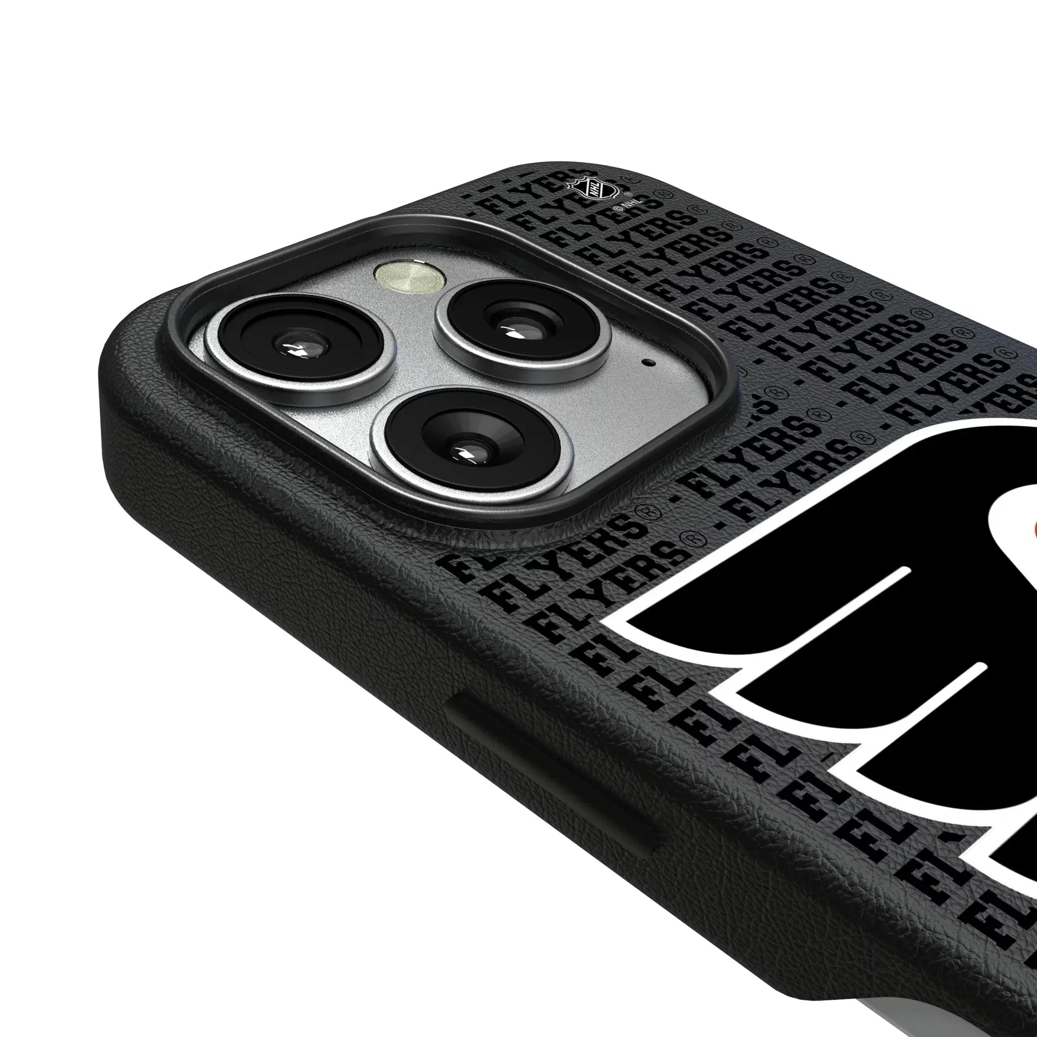 Philadelphia Flyers Text Backdrop iPhone MagSafe Compatible Phone Case for Apple iPhone - Detail