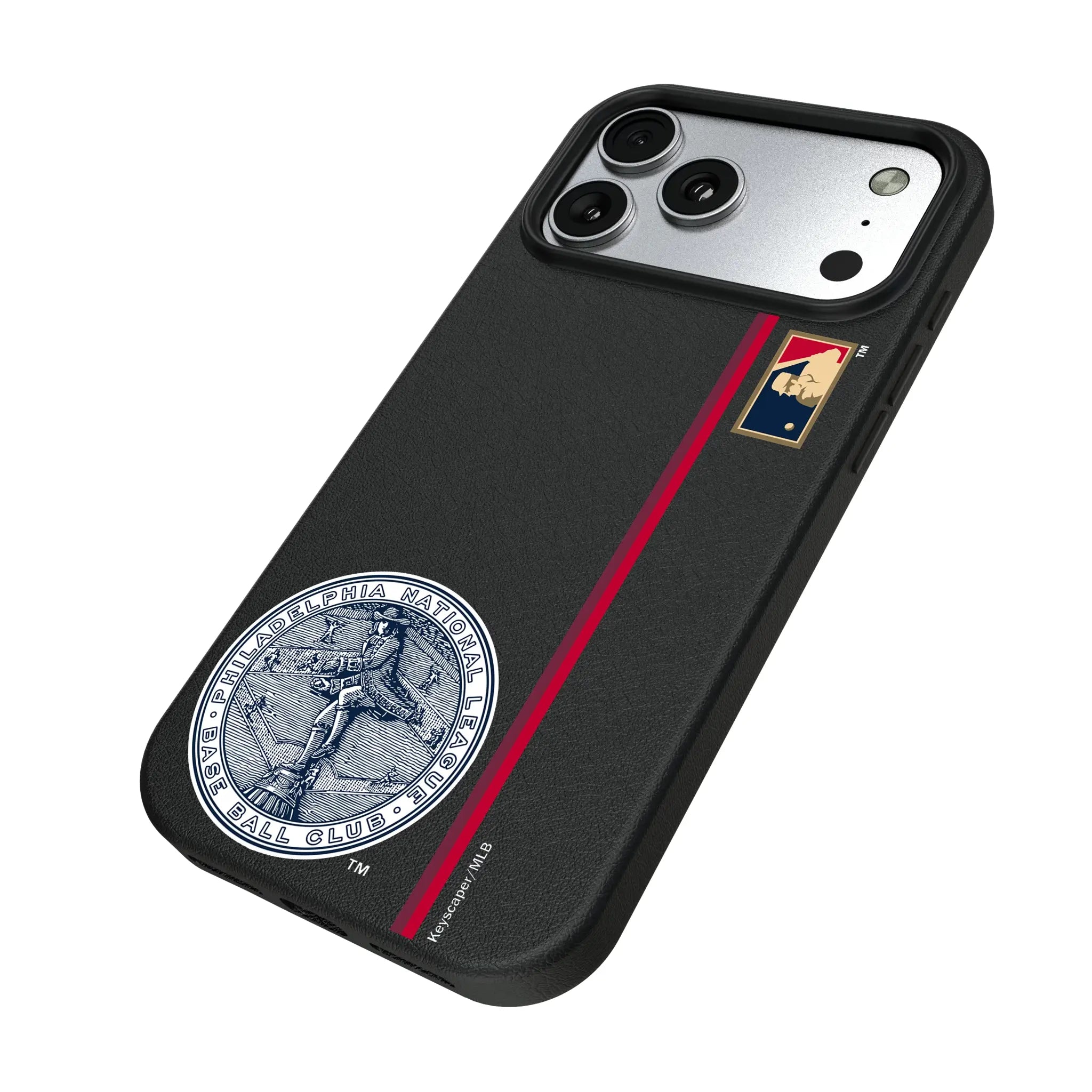 Philadelphia Phillies 1915-1943 - Cooperstown Collection Sidebar iPhone MagSafe Compatible Phone Case for Apple iPhone - Isometric View#Device_iPhone 17 Pro Max
