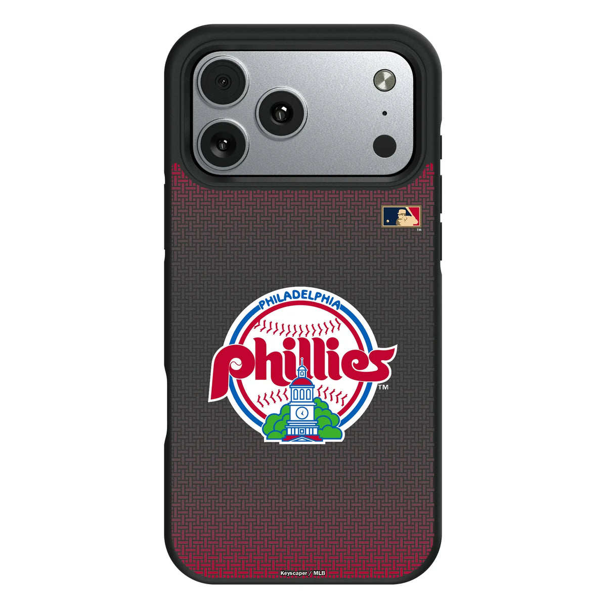 Philadelphia Phillies 1984-1991 - Cooperstown Collection Linen iPhone Bump Phone Case for Apple iPhone#Device_iPhone 17 Pro Max