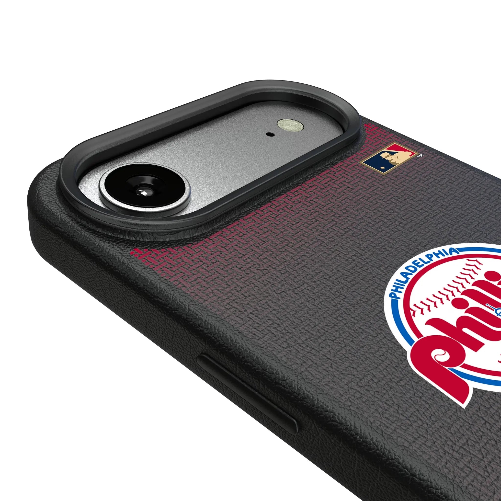 Philadelphia Phillies 1984-1991 - Cooperstown Collection Linen iPhone MagSafe Compatible Phone Case for Apple iPhone - Detail#Device_iPhone Air